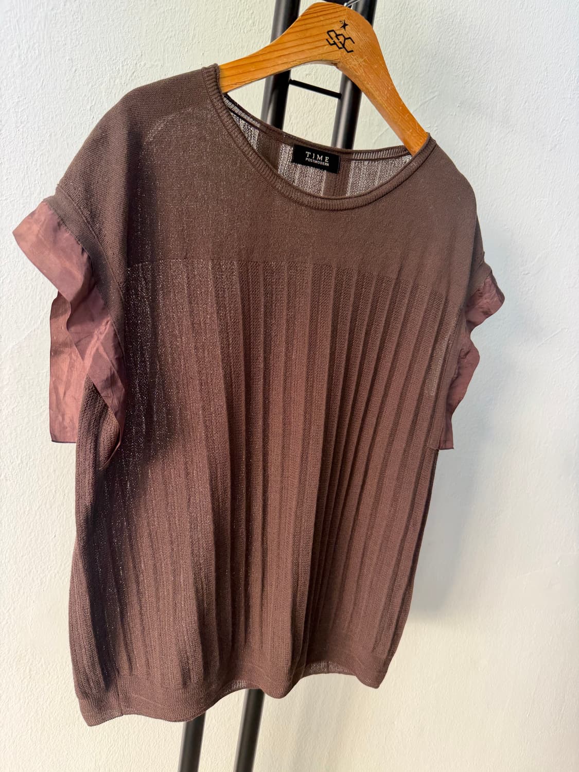 정품) TIME 타임 한섬 브라운 니트 90 F 상품이미지2