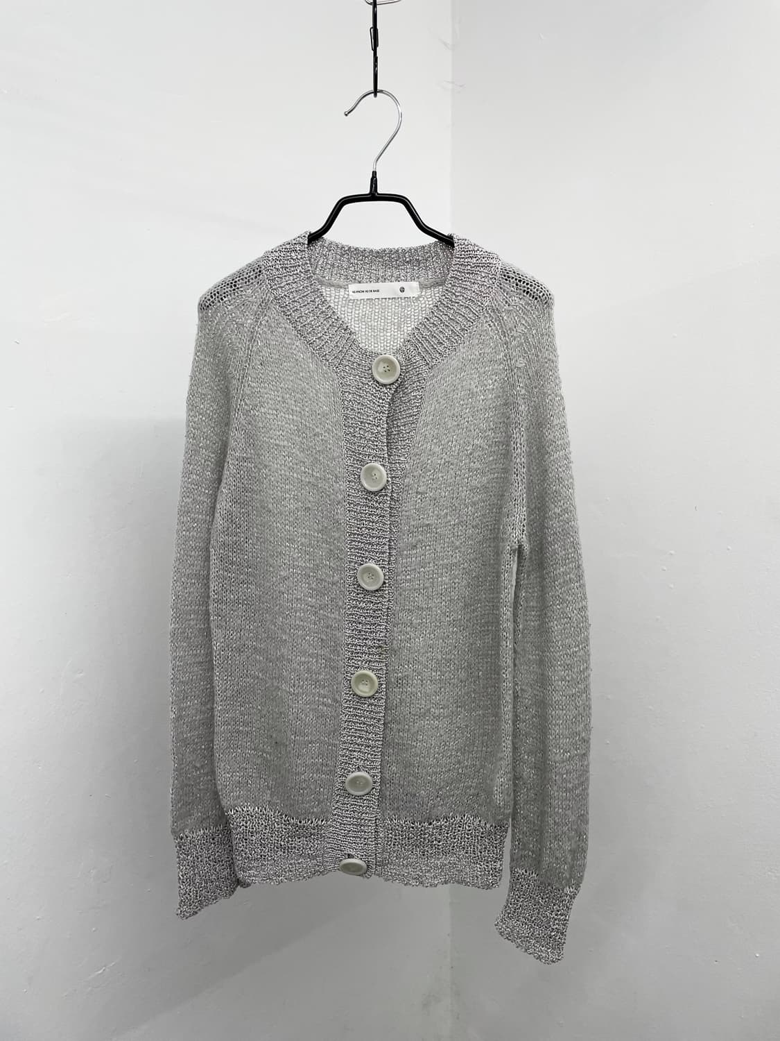 그레이 루즈 버튼 가디건 상품이미지4