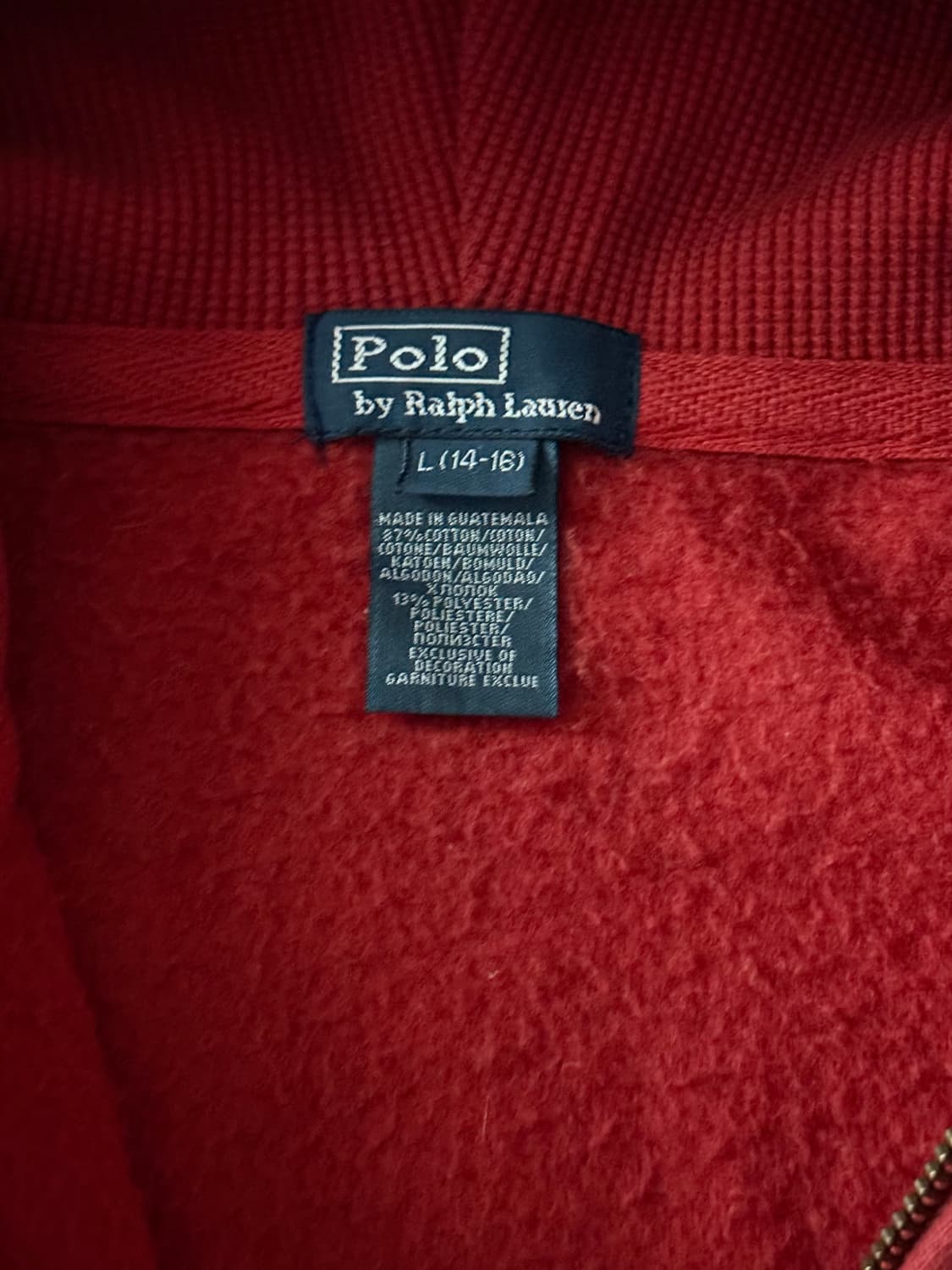 폴로 랄프로렌 빅포니 성조기 후드집업 상품이미지3