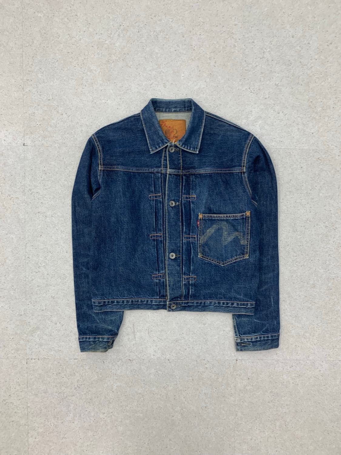 Evisu 에비수 90s 1세대 데님 자켓 상품이미지3