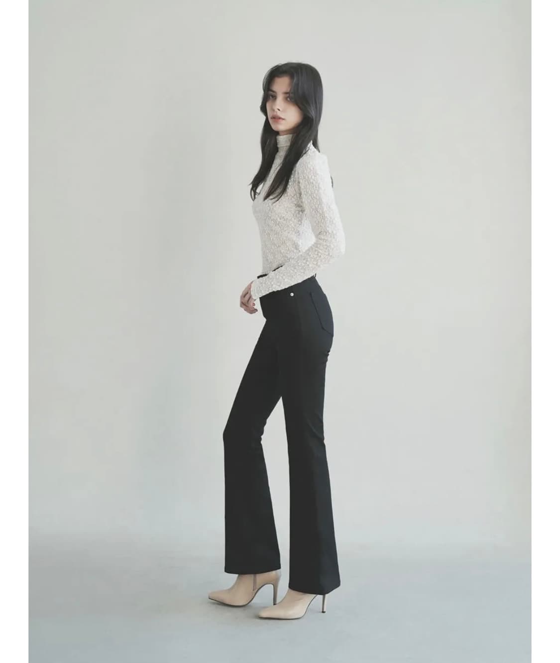 와르 청바지 스판 부츠컷 데님 블랙 M 28 상품이미지2