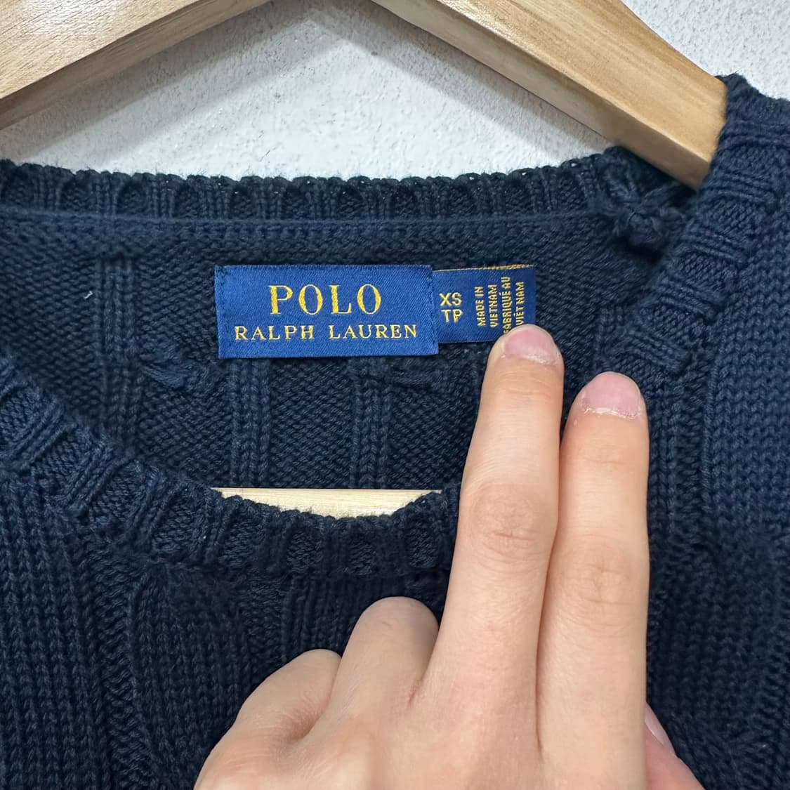 폴로 꽈배기니트 상품이미지4