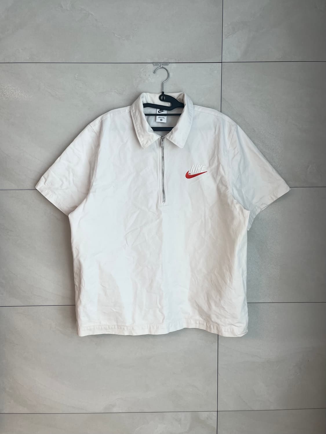 [2XL] 나이키 스우시 트렌드 아노락 오버셔츠 팬텀 상품이미지1