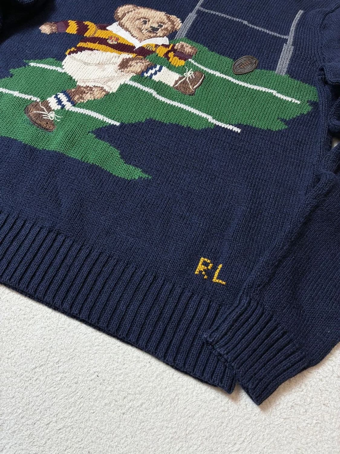 폴로 랄프로렌 신형라벨 럭비 플레이어 베어 니트 PN7303 상품이미지4