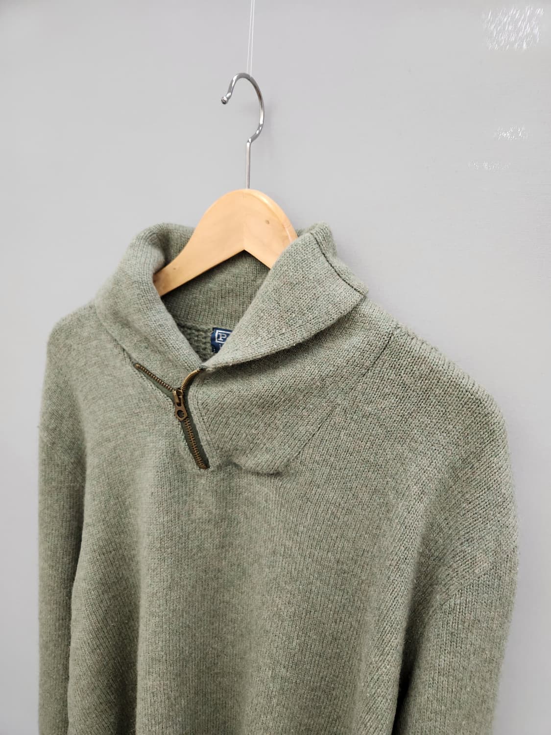 폴로 랄프로렌 하프넥 니트 그린 상품이미지3