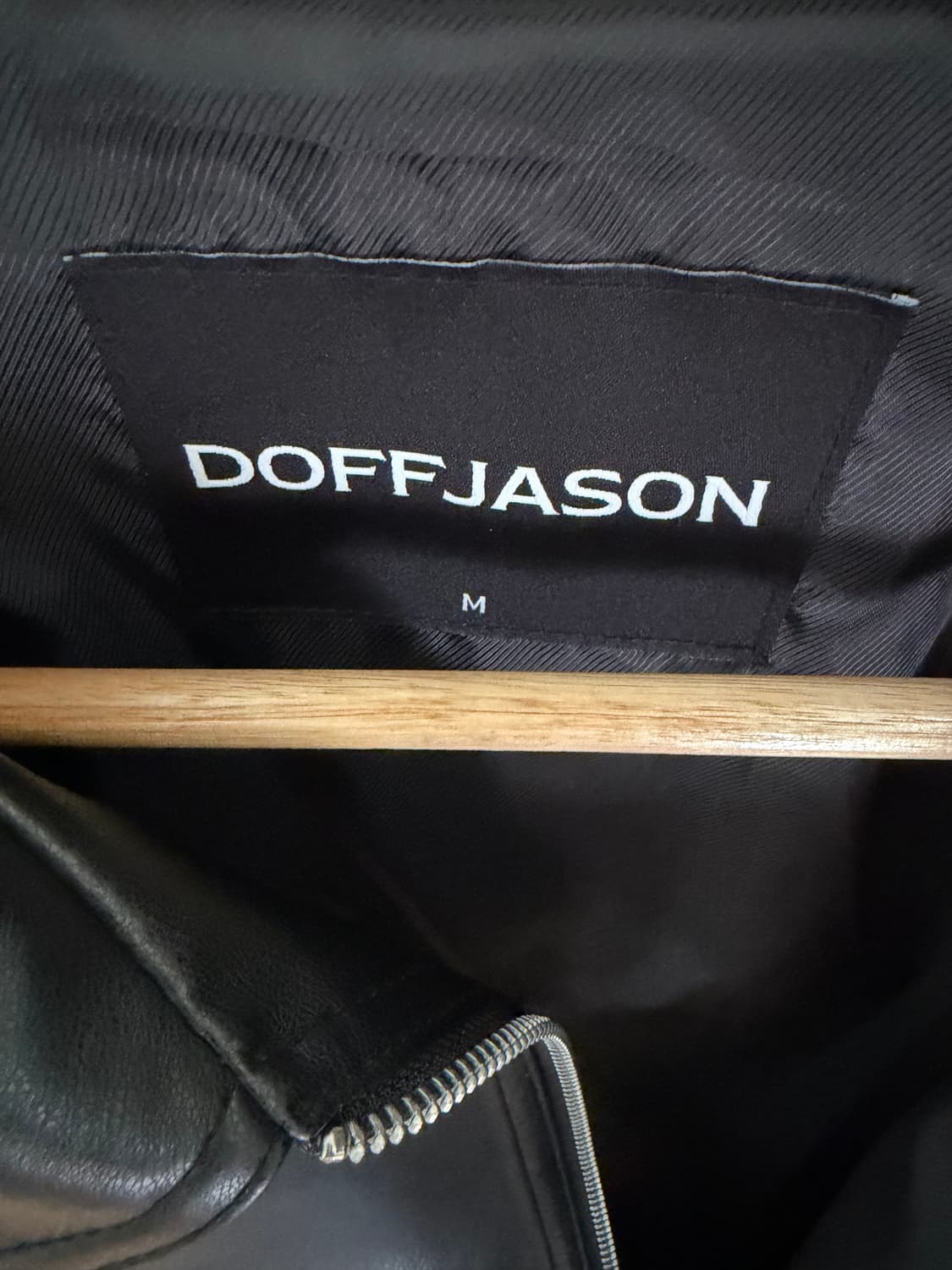 [M] 도프제이슨 레더 보머자켓  상품이미지3