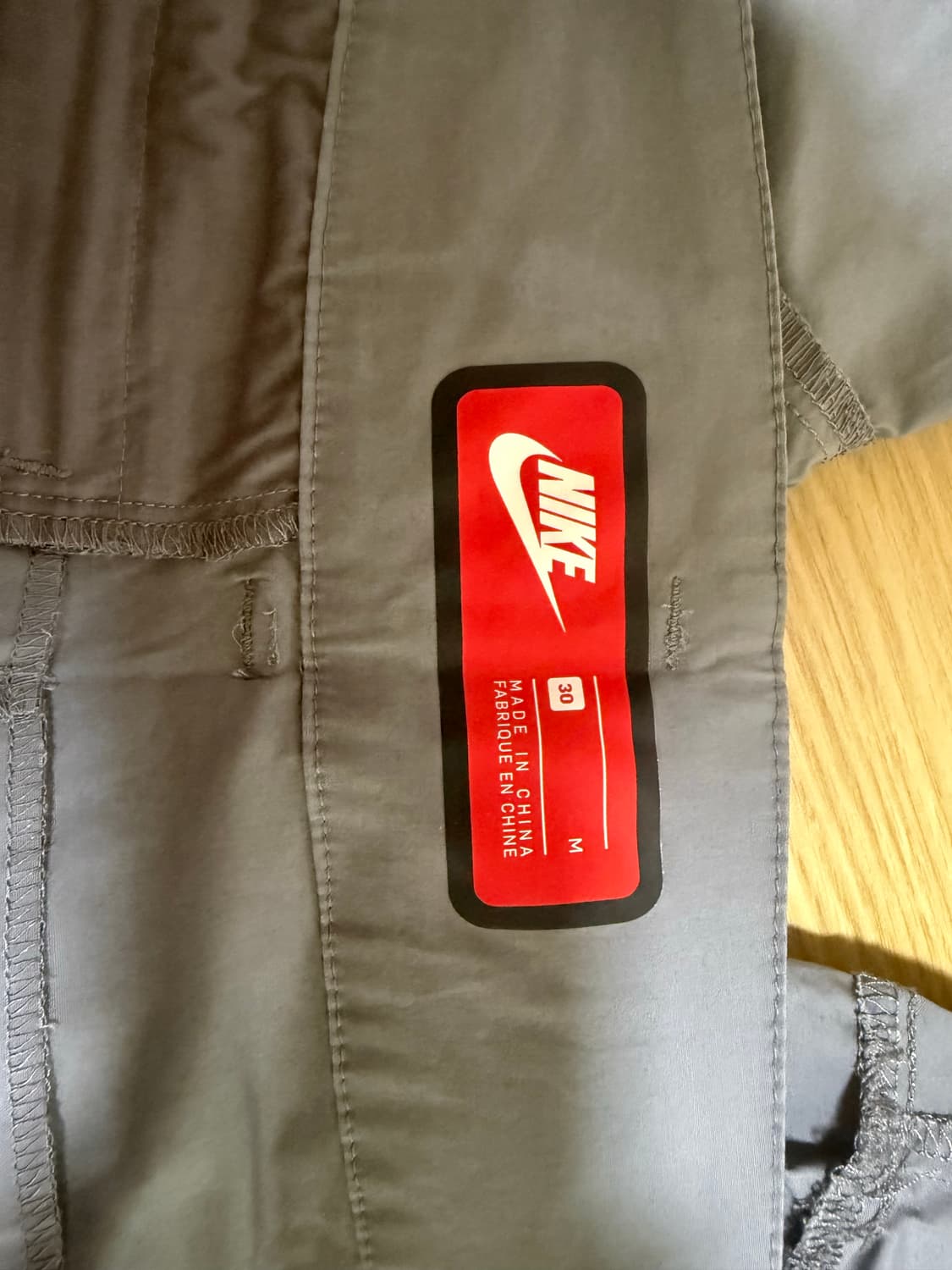 나이키 본디드 우븐 조거팬츠 그레이 (823364-036) M(30) 새 상품이미지7