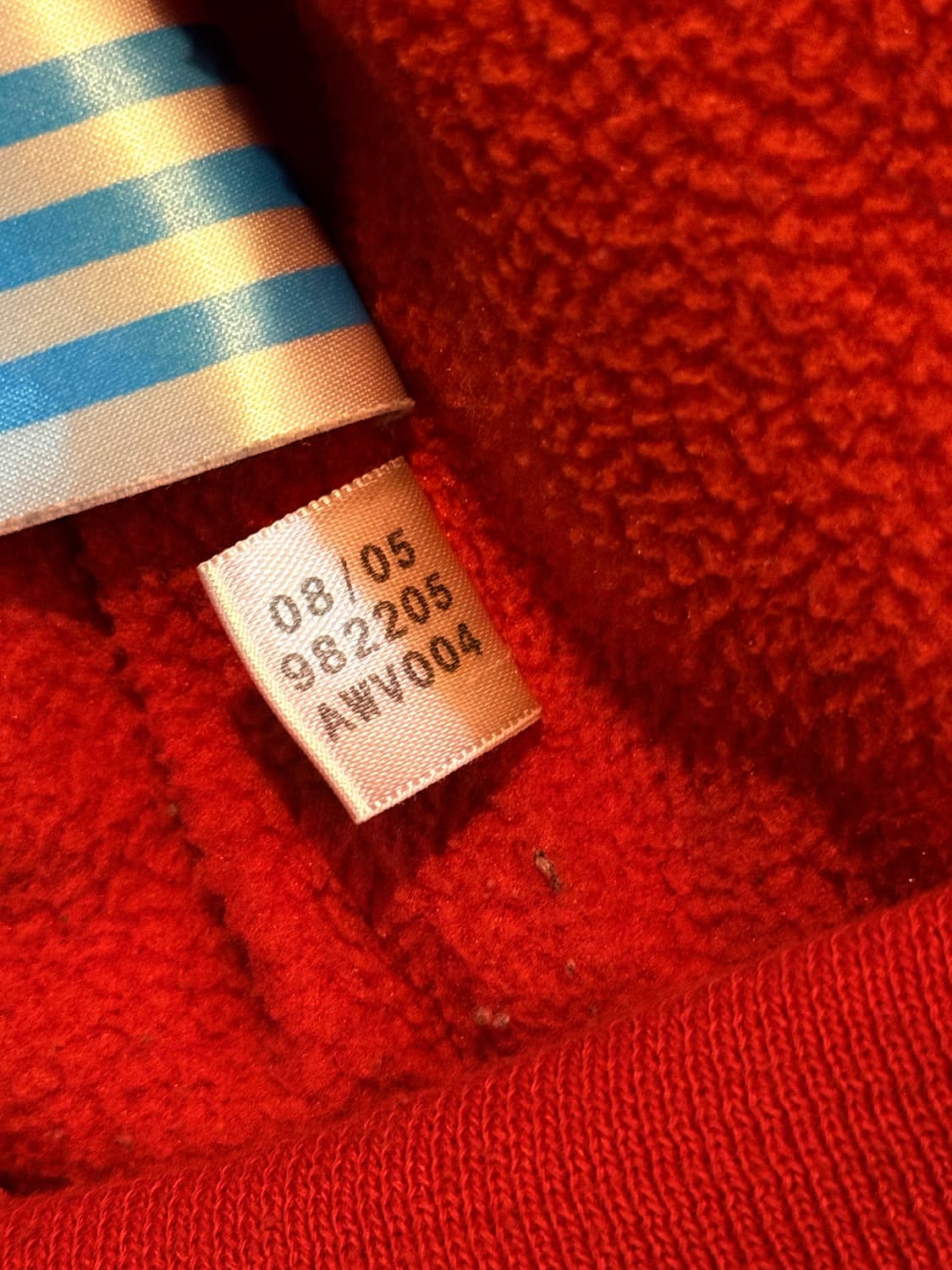 아디다스 오리지널 트레일러 레드 패딩 점퍼 안감기모 95 /택포 상품이미지5