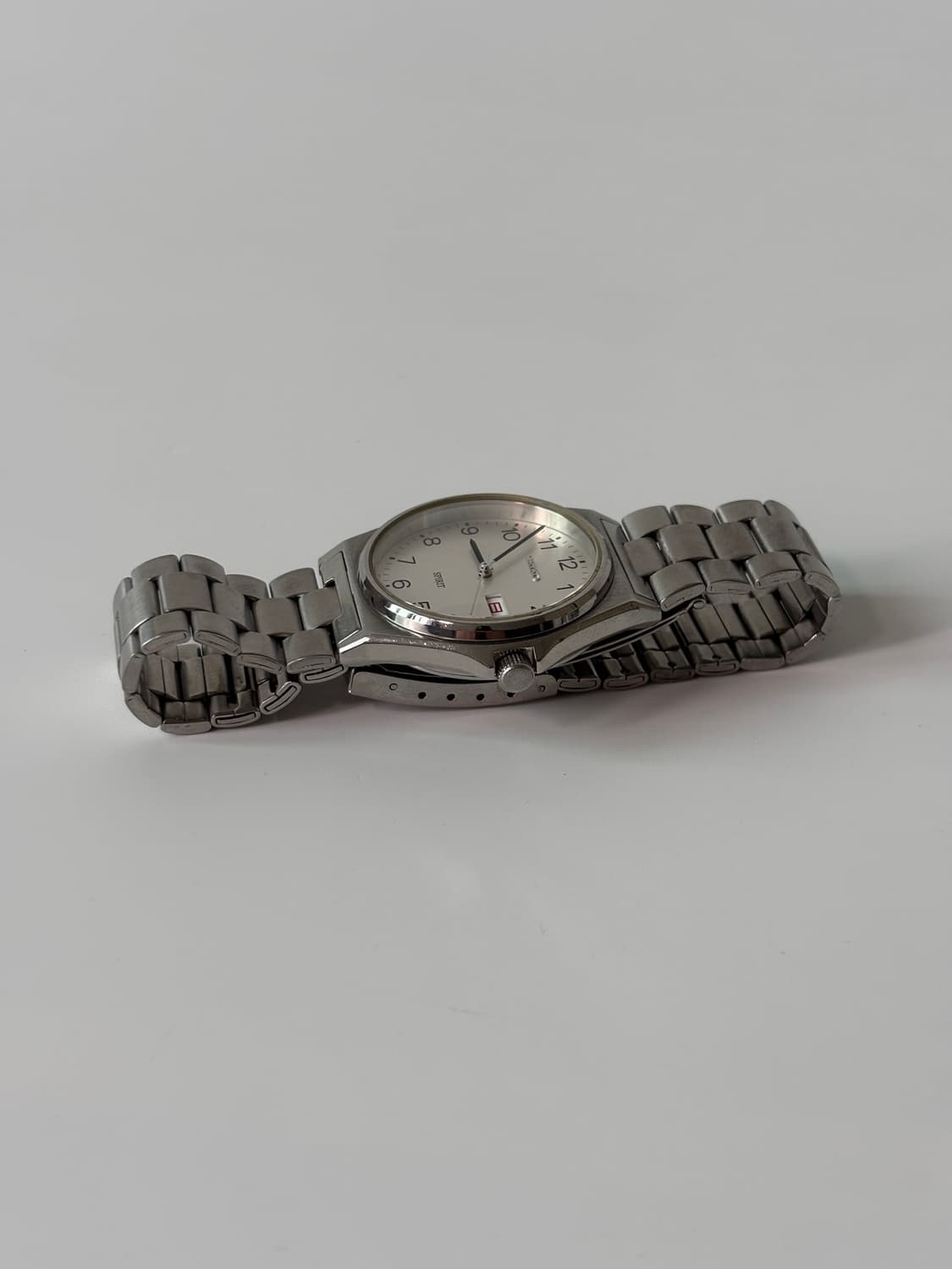 1990s Spirit Arabic Index Silver Quartz 상품이미지5
