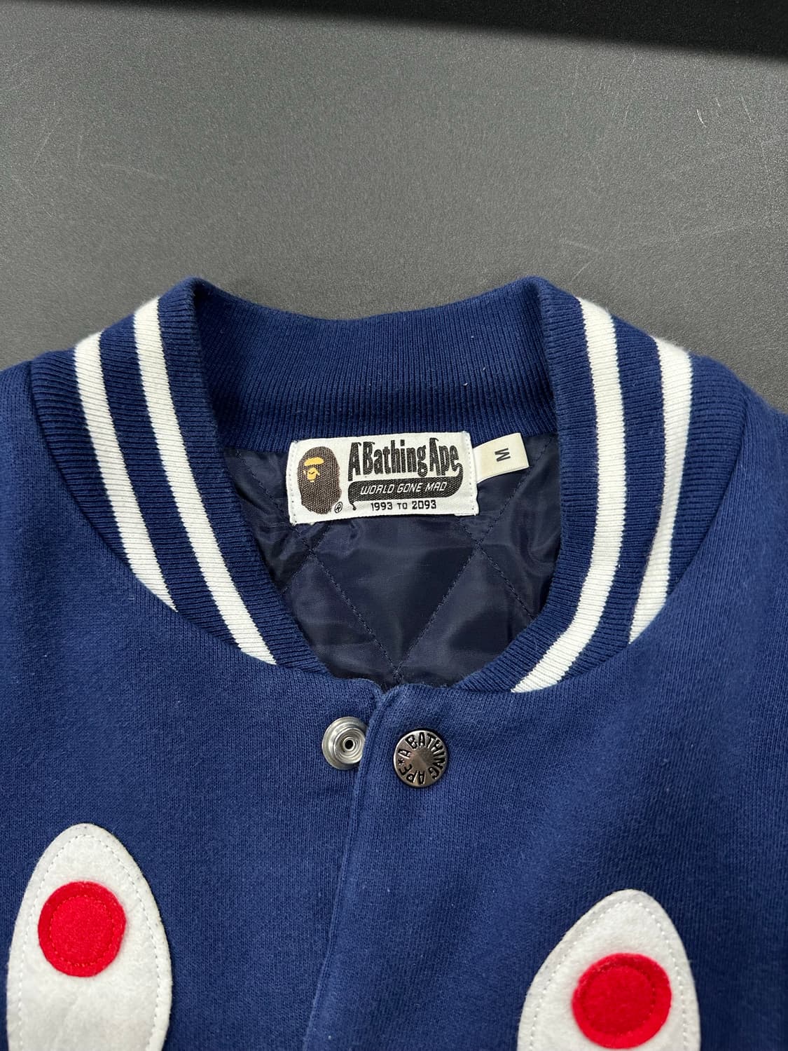 베이프 샤크 바시티 자켓 네이비 상품이미지5