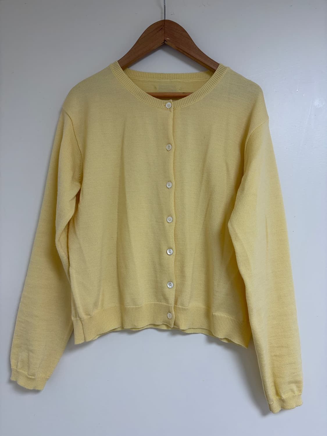 쏘딩키브레드 Cara Yellow Wool Cardigan 상품이미지2