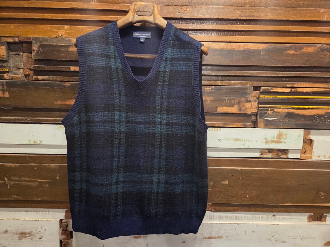 브룩스브라더스 블랙와치패턴 니트베스트 상품이미지9