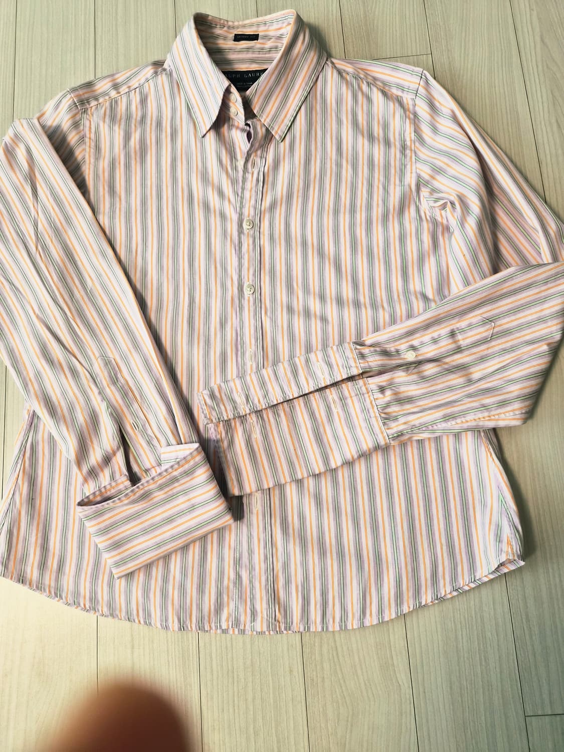 폴로 랄프로렌 스키니핏 스트라이프 셔츠 상품이미지2