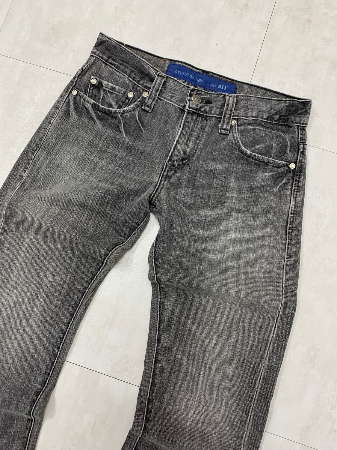 리바이스 511 흑청 데님 팬츠 #313 상품이미지2