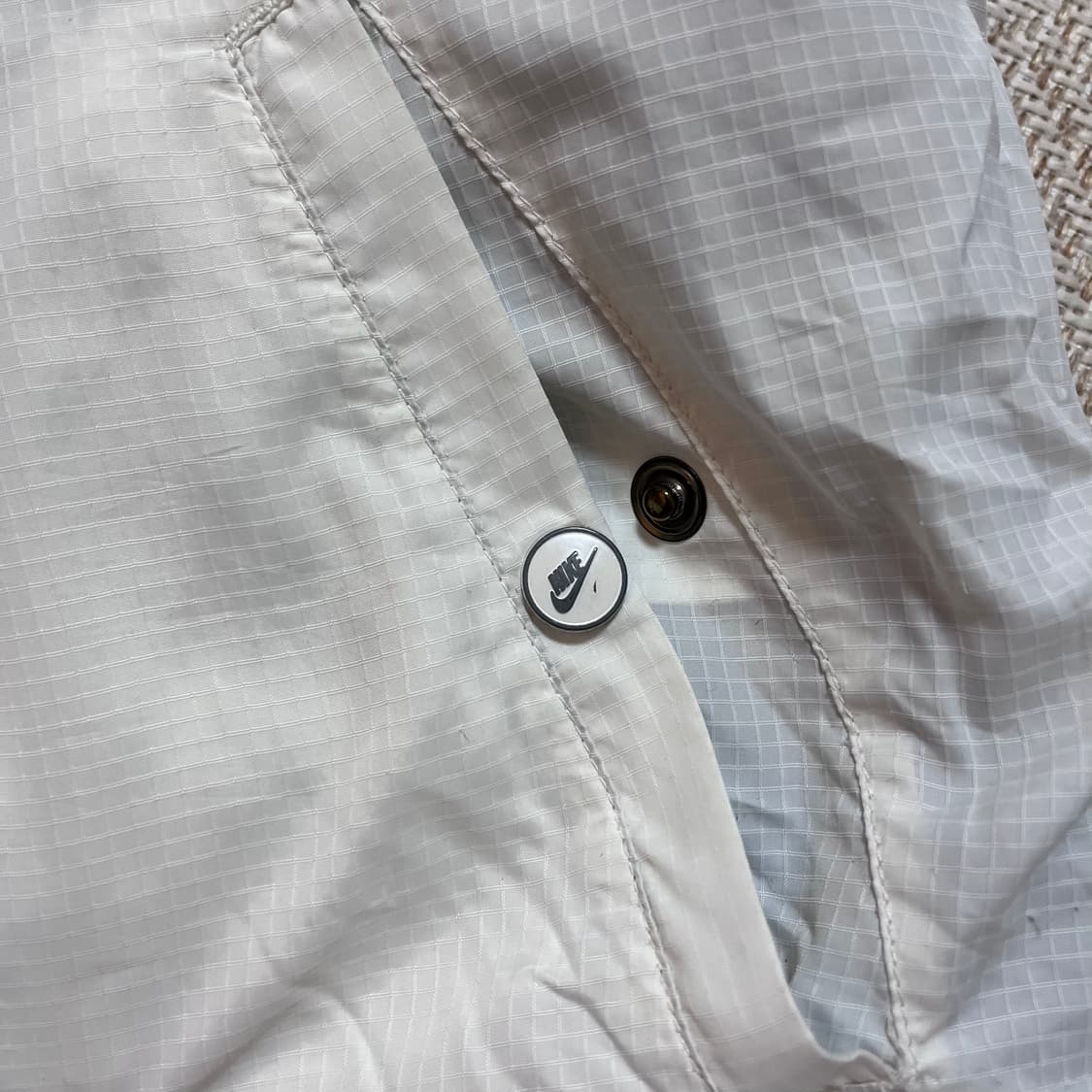 [정품] 나이키 화이트 브라운 리버시블 바막 후리스 [ L ] 상품이미지6