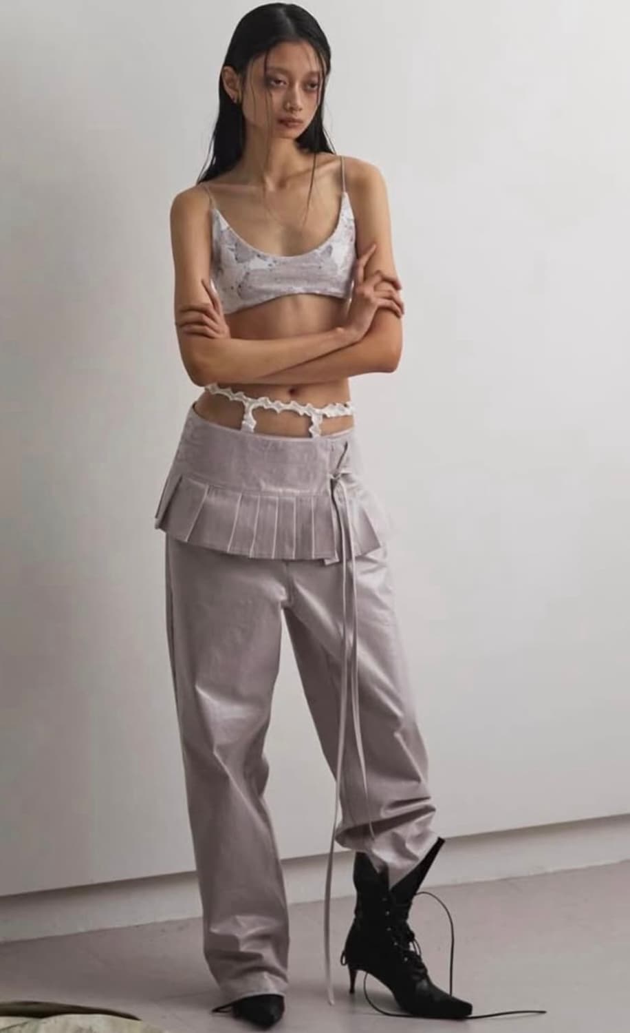 Bonnae 랩스커트 핑크  상품이미지2