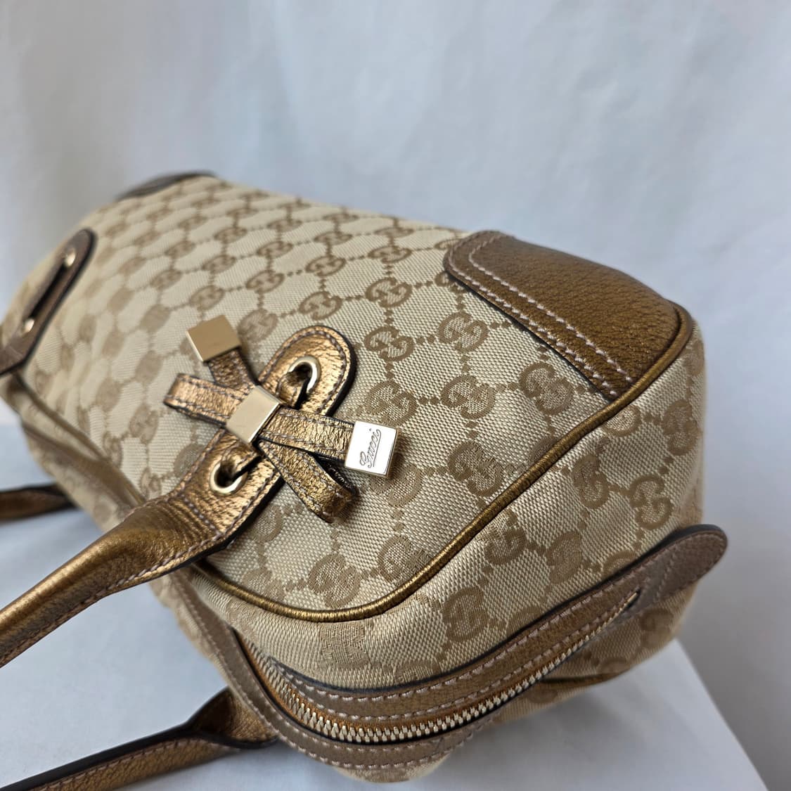 [정품 GUCCI] 구찌 GG캔버스 쟈가드 숄더백 바게트백 상품이미지4