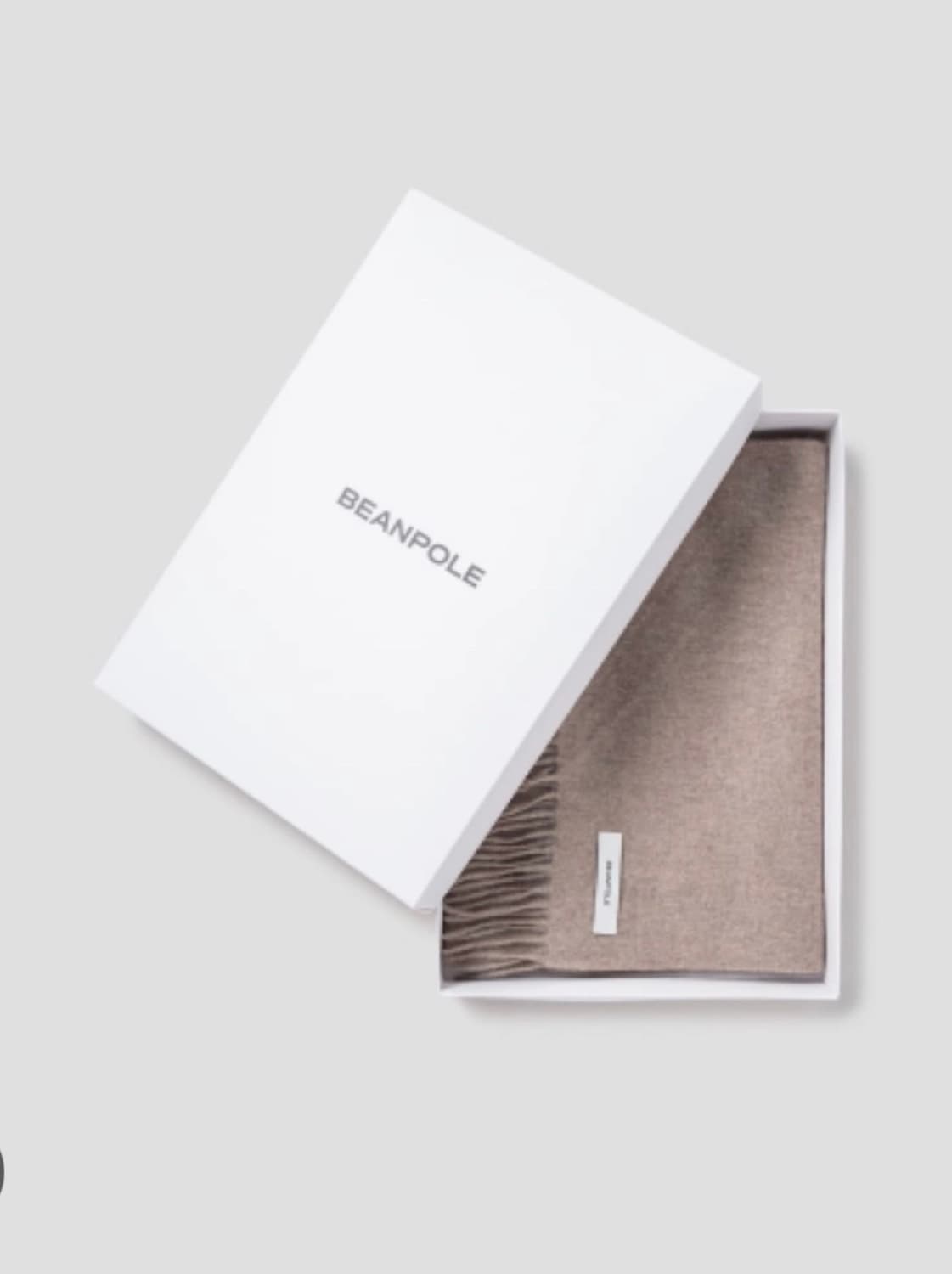 빈폴 캐시미어 솔리드 머플러 베이지 상품이미지1