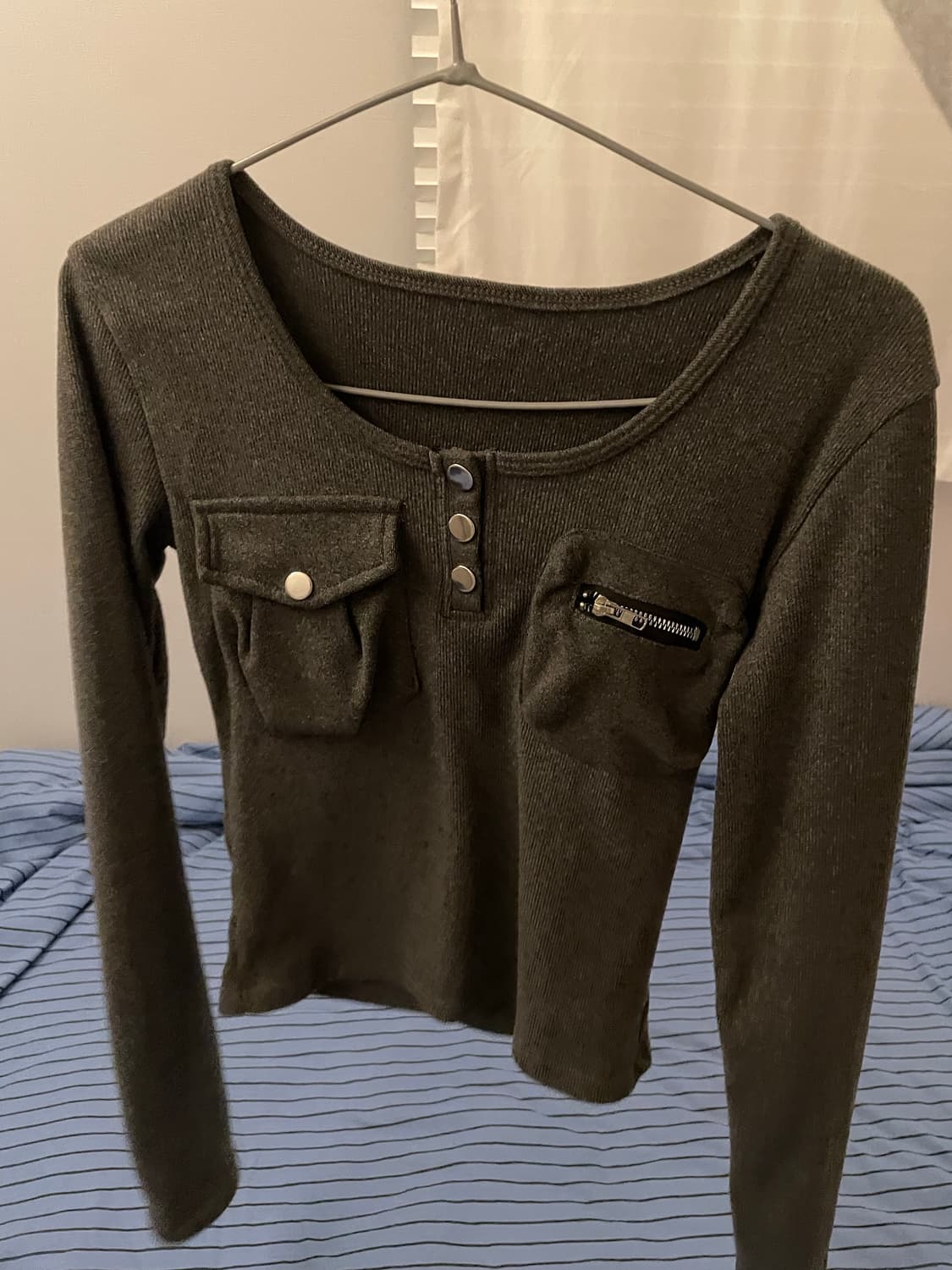 버튼포인트 딱붙 슬리브 상품이미지2