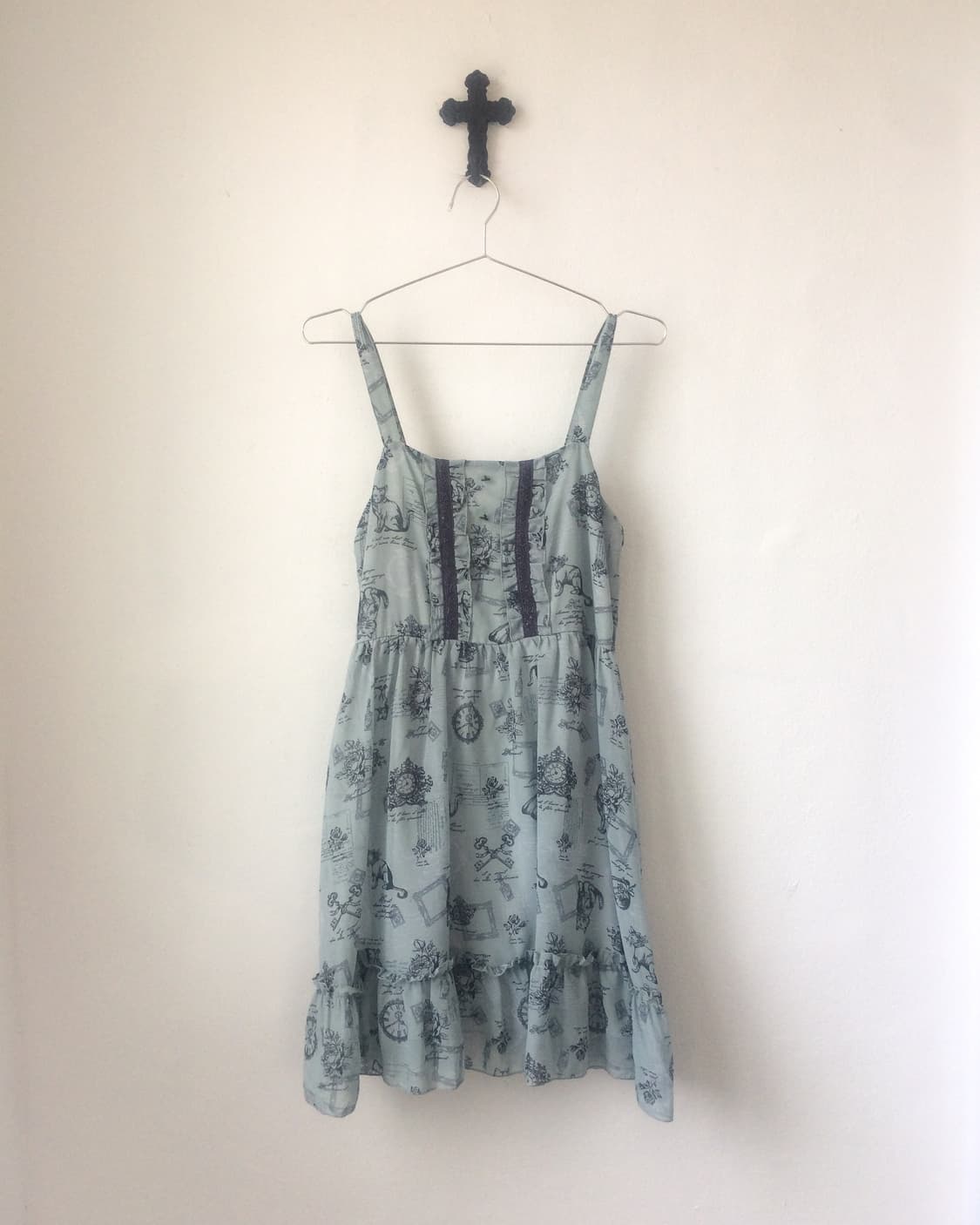 Pattern point sleeveless onepiece 상품이미지2