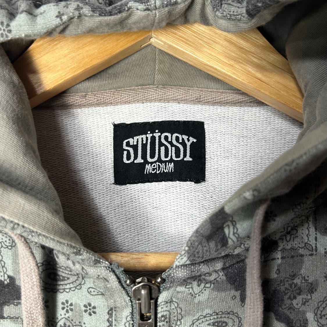 [STUSSY] 스투시 페이즐리 카모 후드집업 상품이미지5