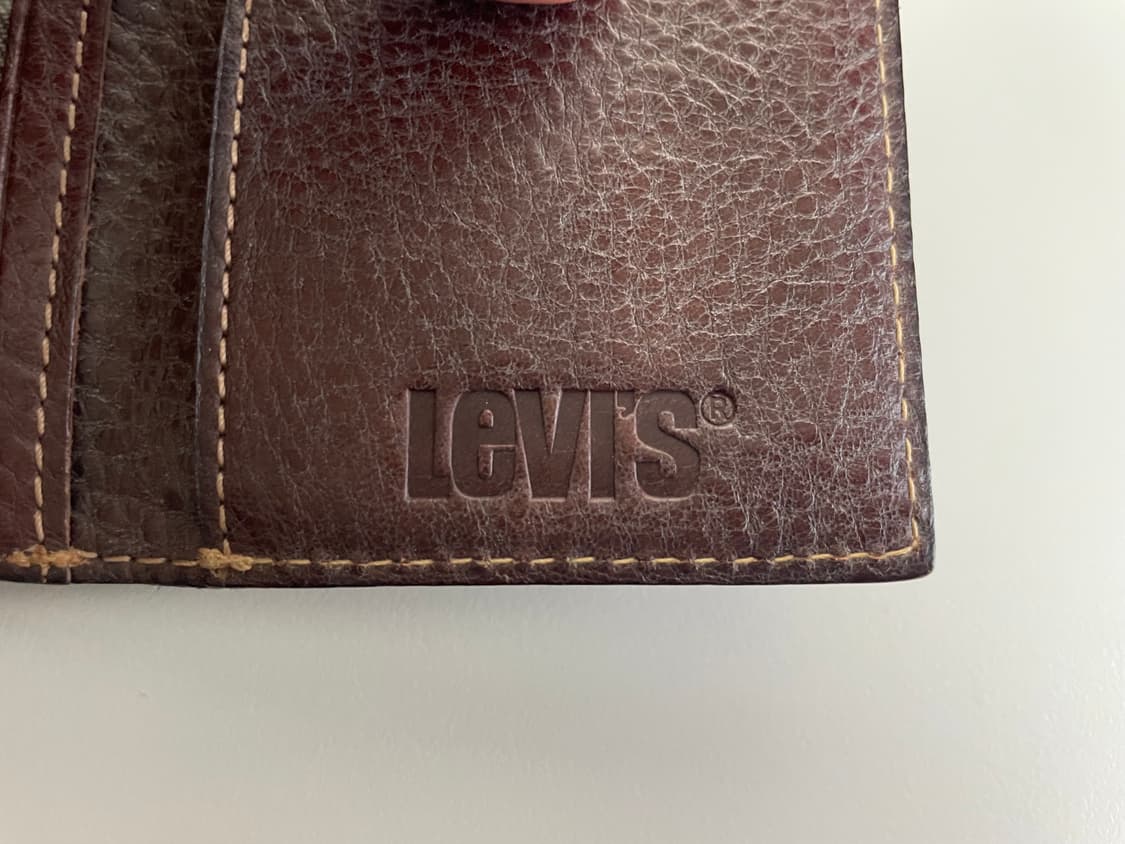 빈티지 리바이스 레더 트리플 폴드 지갑 상품이미지4