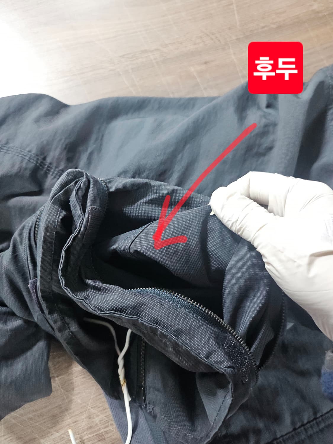 리바이스 배색 그레이 자켓 S  90  남성용 상품이미지5