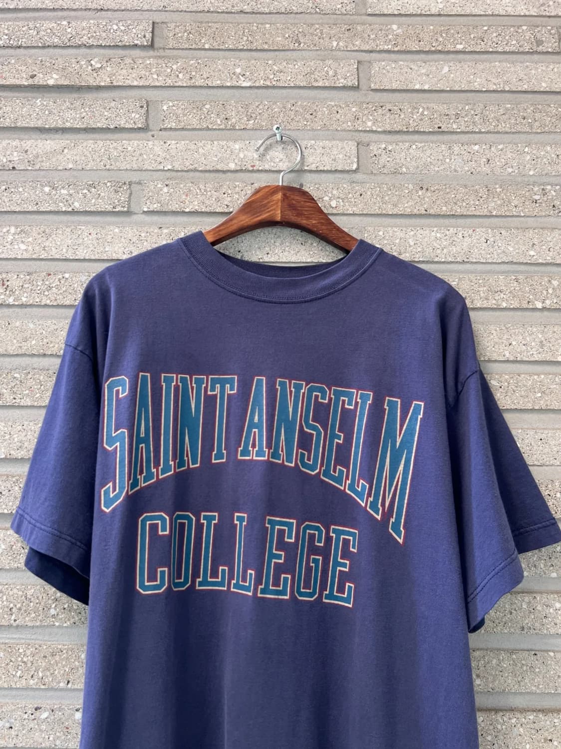 [L]90's Made in USA 세인트 안셀름 칼리지 티셔츠 상품이미지1