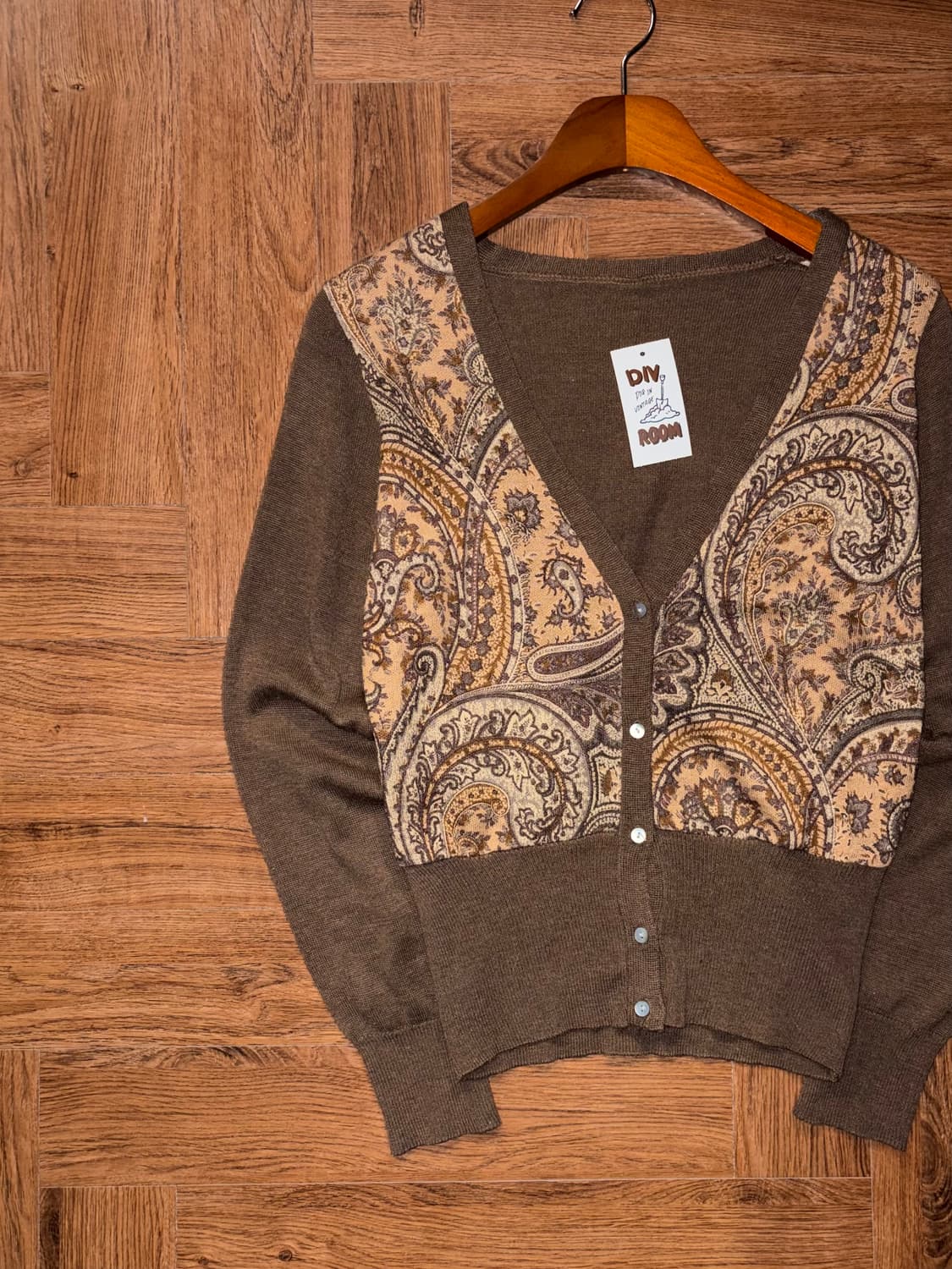 빈티지 페이즐리 에스닉 가디건 상품이미지7