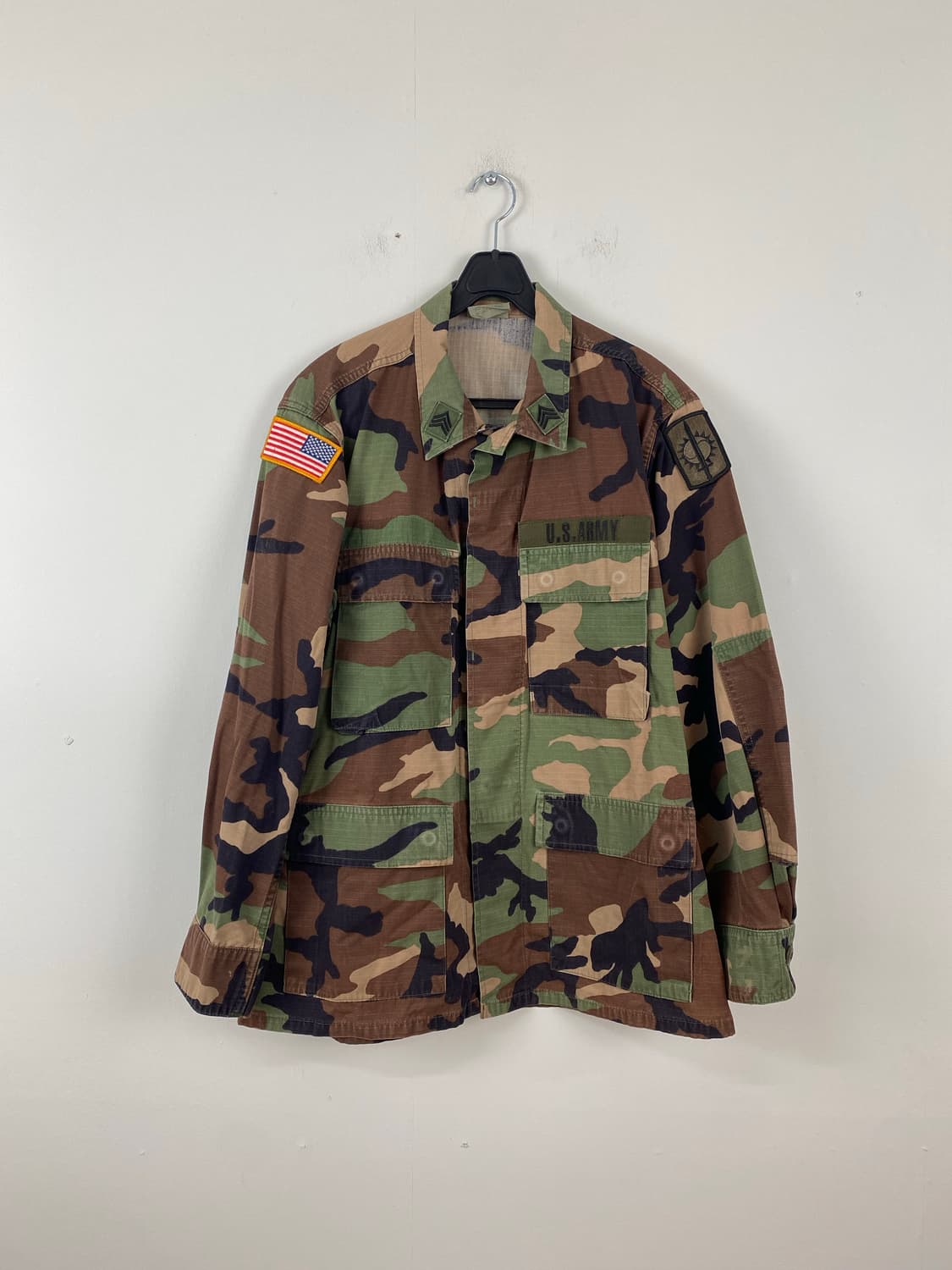 미군 우드랜드 카모 bdu 셋업 상품이미지1
