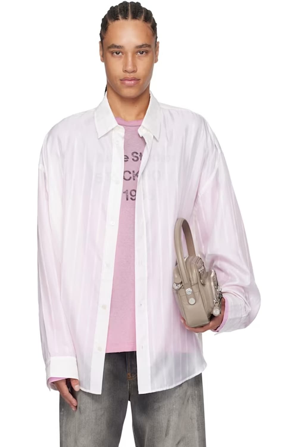 아크네 스튜디오 Acne Studios 큐프라 실크 셔츠(새상품) 상품이미지1