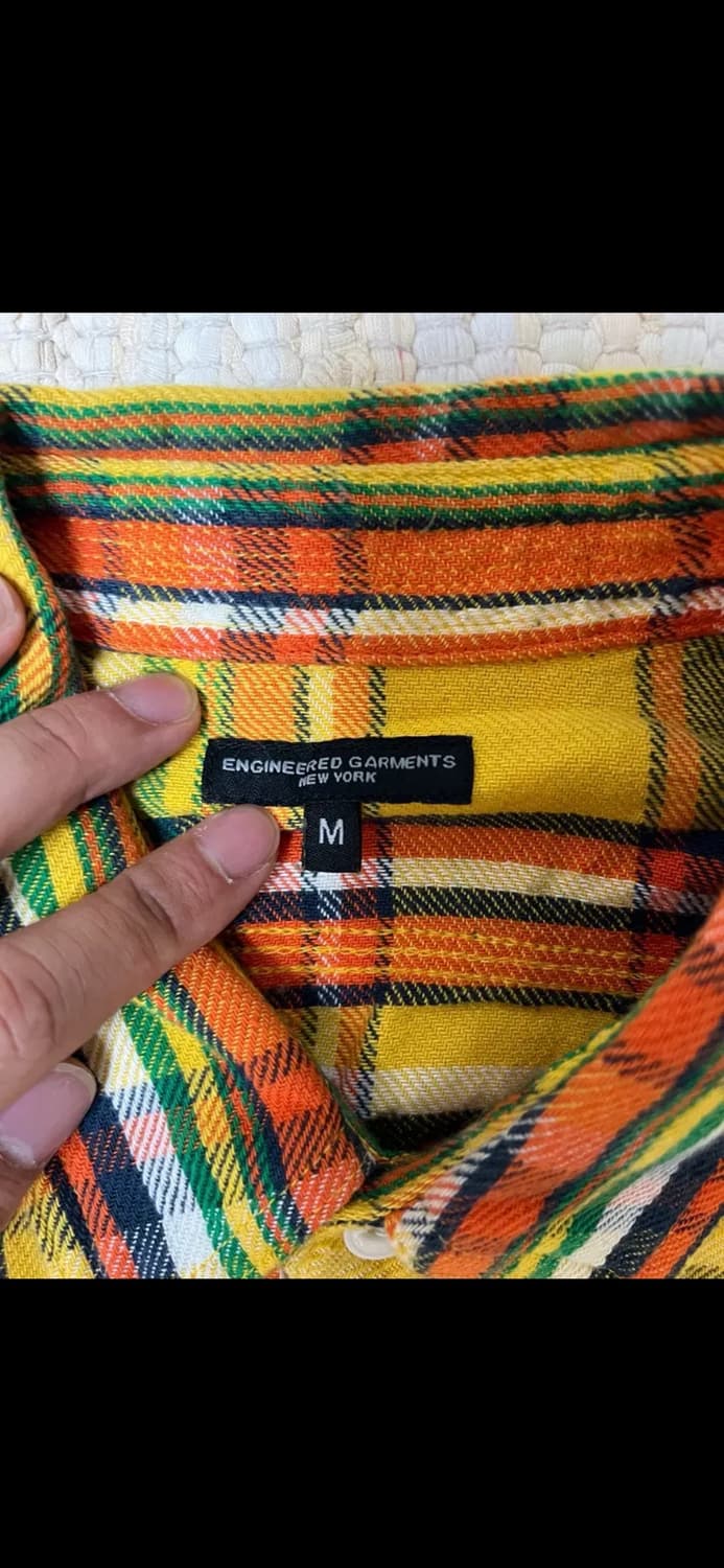 엔지니어드가먼츠 체크셔츠(M,usa) 상품이미지2