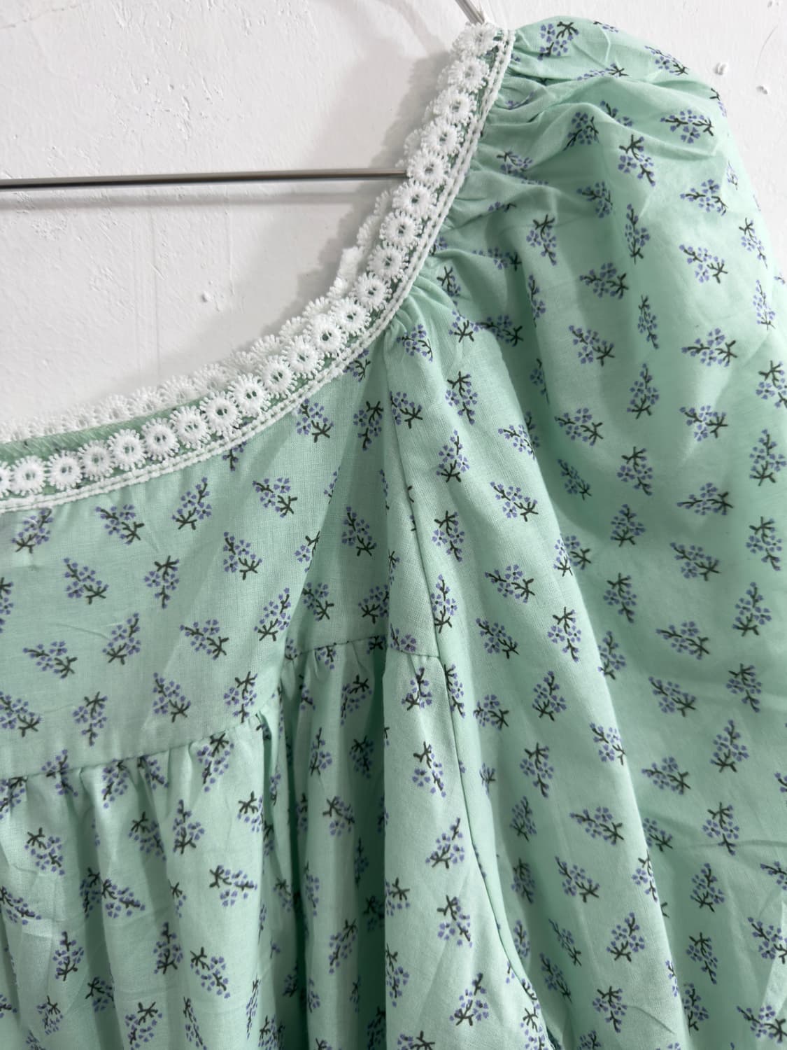 girly doll mint mori blouse 상품이미지3