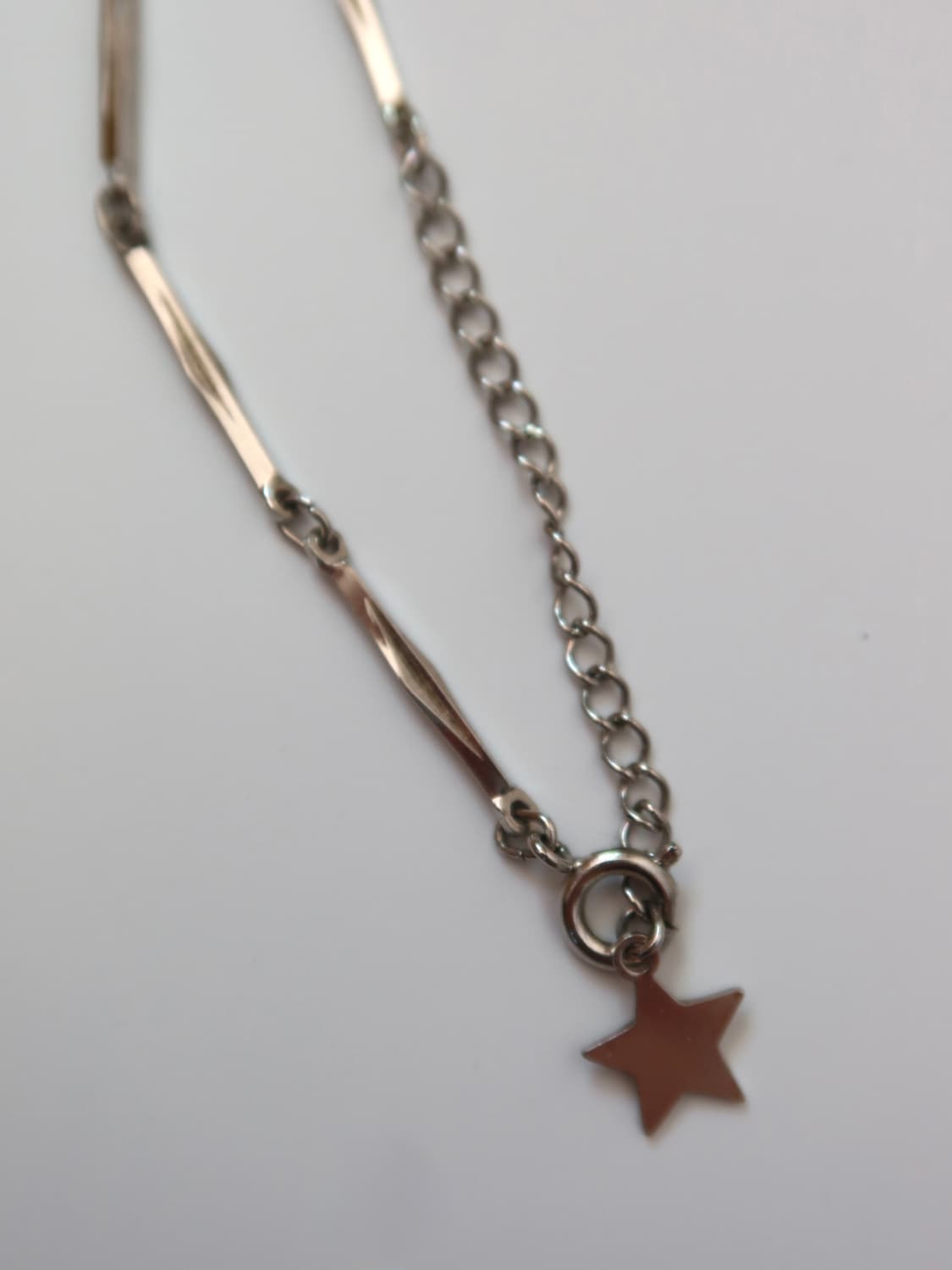 sliver star drop necklace 상품이미지5