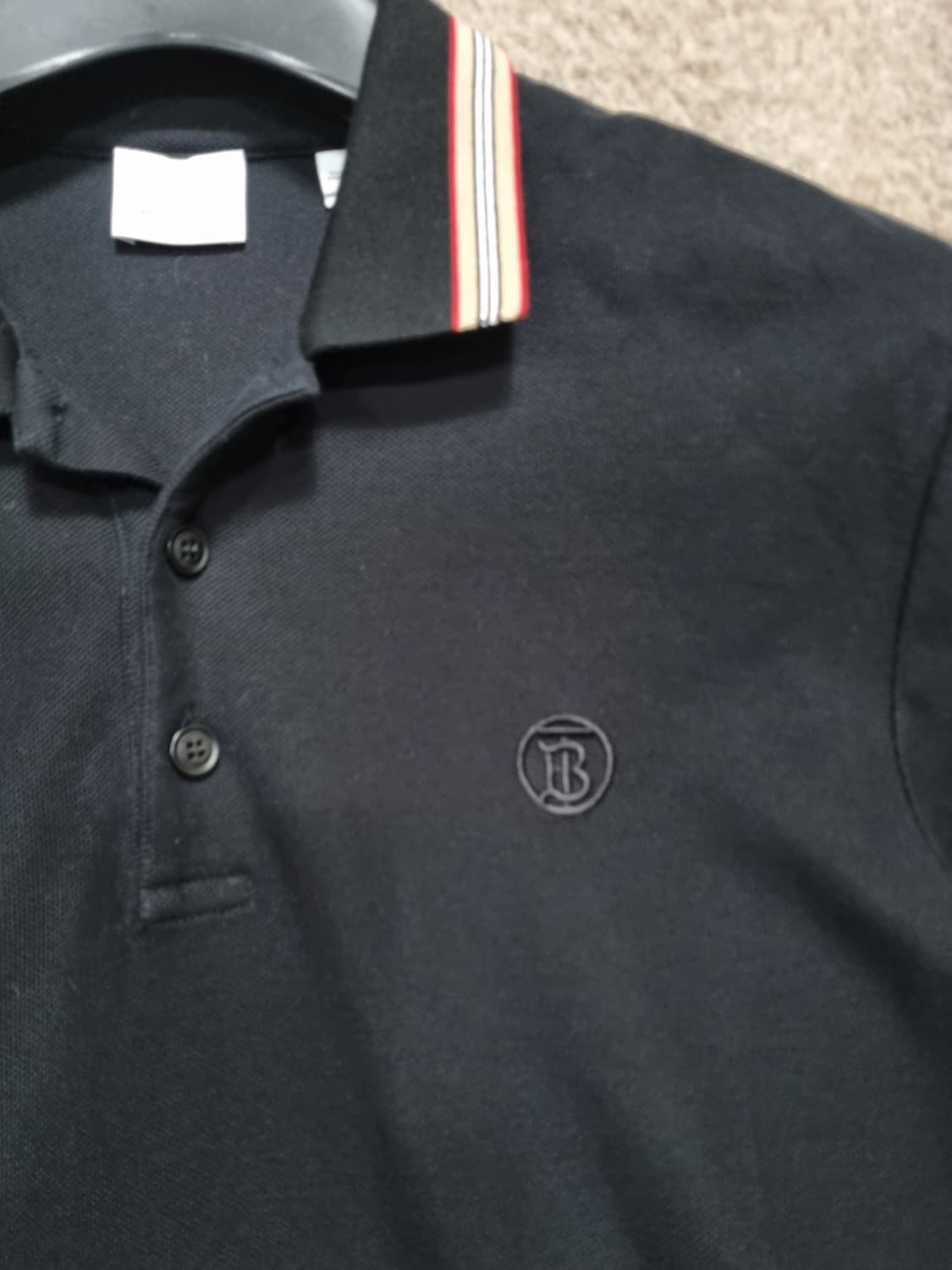 버버리 남성 24ss 신형로고 반팔 PK 셔츠  상품이미지3