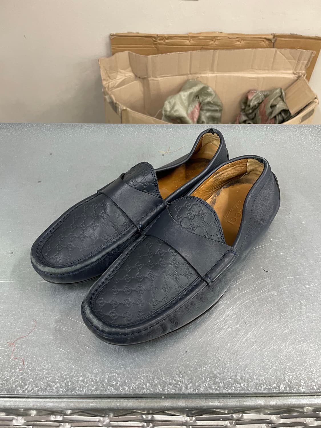 구찌 마이크로시마 로퍼 UK7 상품이미지2