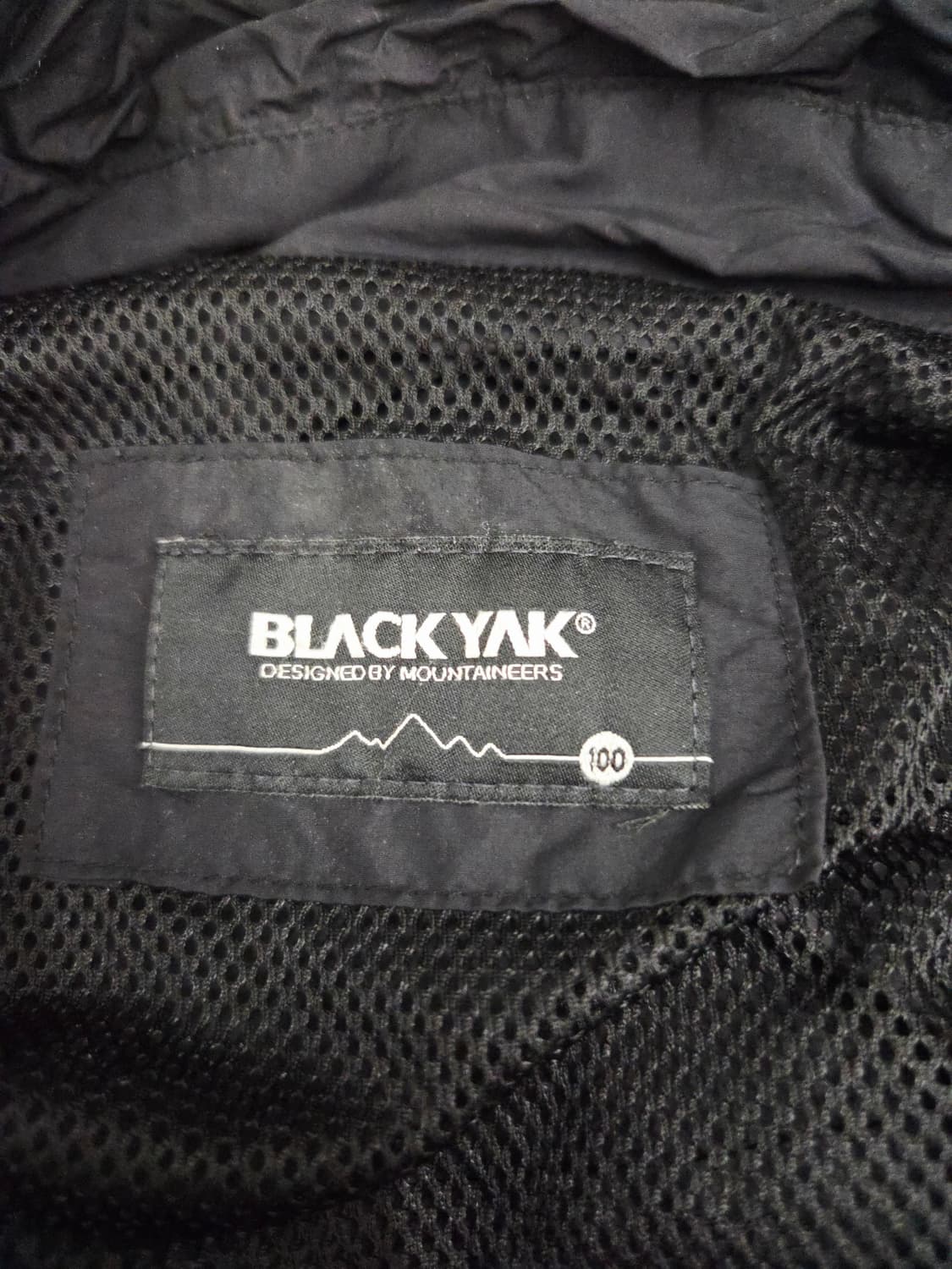 블랙야크 남성 블랙 바람막이 자켓_100 상품이미지6