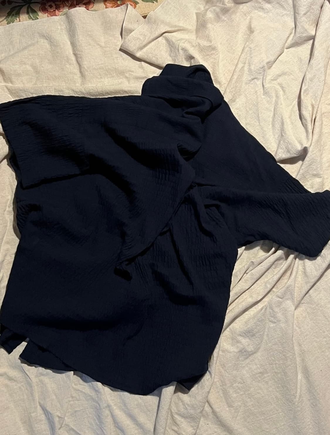YOUTH 22SS Oversized Half Shirt (Navy) 상품이미지4