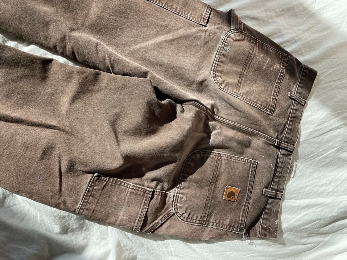 Vintaw Carhartt brown pants distressed 상품이미지6