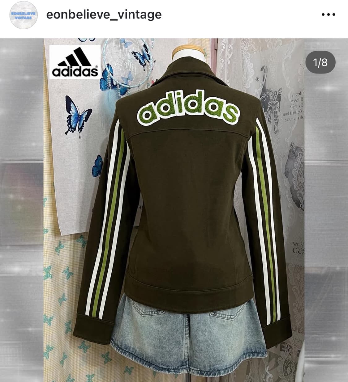 아디다스 백로고 y2k 자켓 집업 져지 삼선 스포티 부클 러힙 상품이미지1