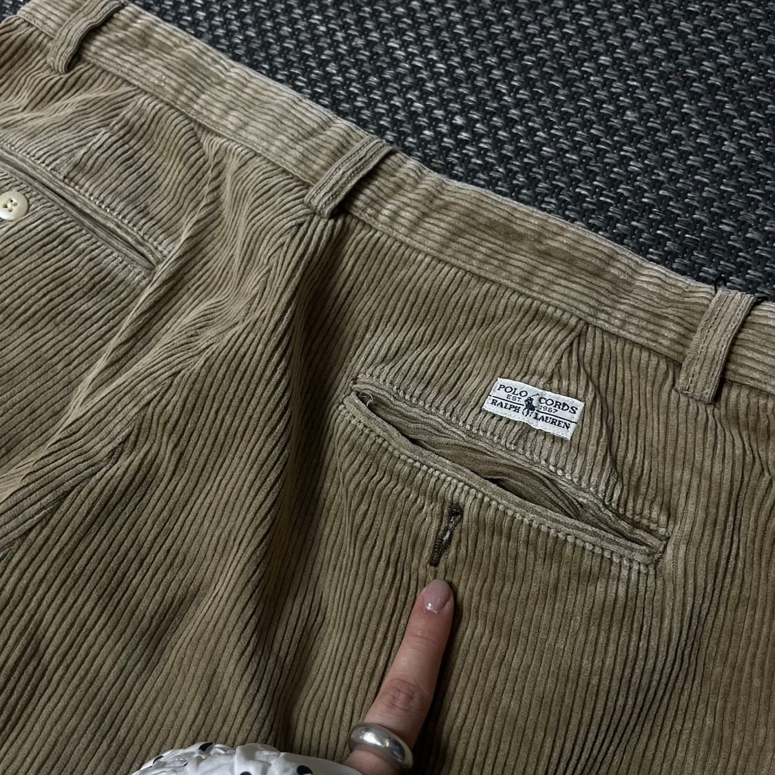 (34) 폴로랄프로렌 베이지 코듀로이 팬츠 86-103 상품이미지5