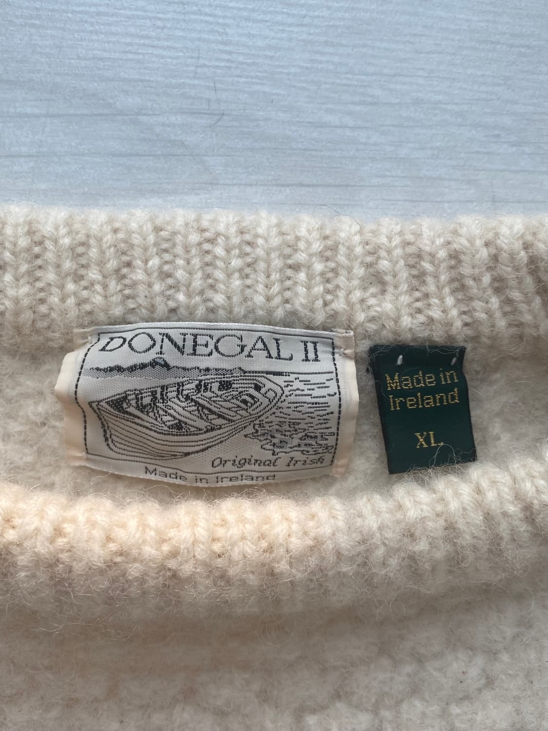 80s 빈티지 도네갈 아일랜드 피셔맨 스웨터 xl 상품이미지2