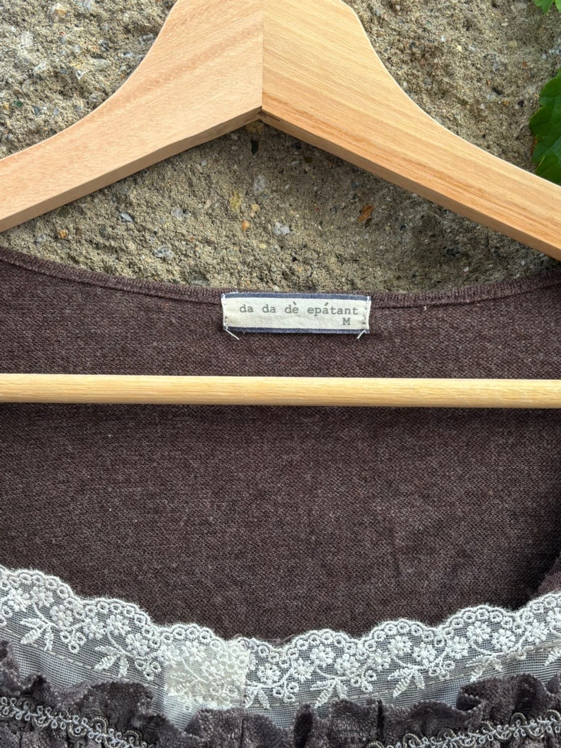 Brown Frill Long Sleeve 상품이미지3