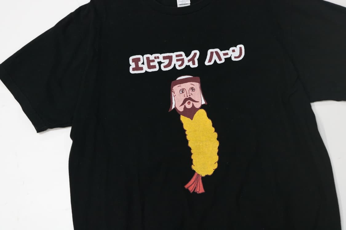 새우튀김 캐릭터 그래픽 반팔티셔츠 상품이미지4