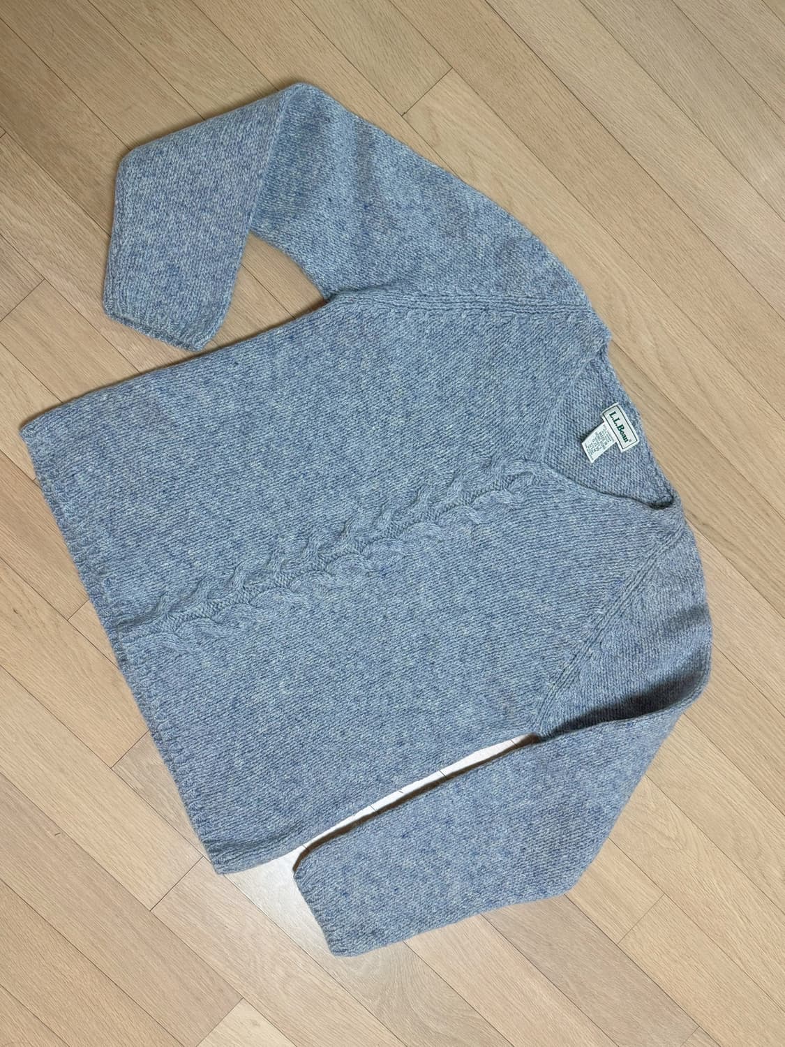 엘엘빈 L.L.Bean 램스울 꽈배기 니트 상품이미지3