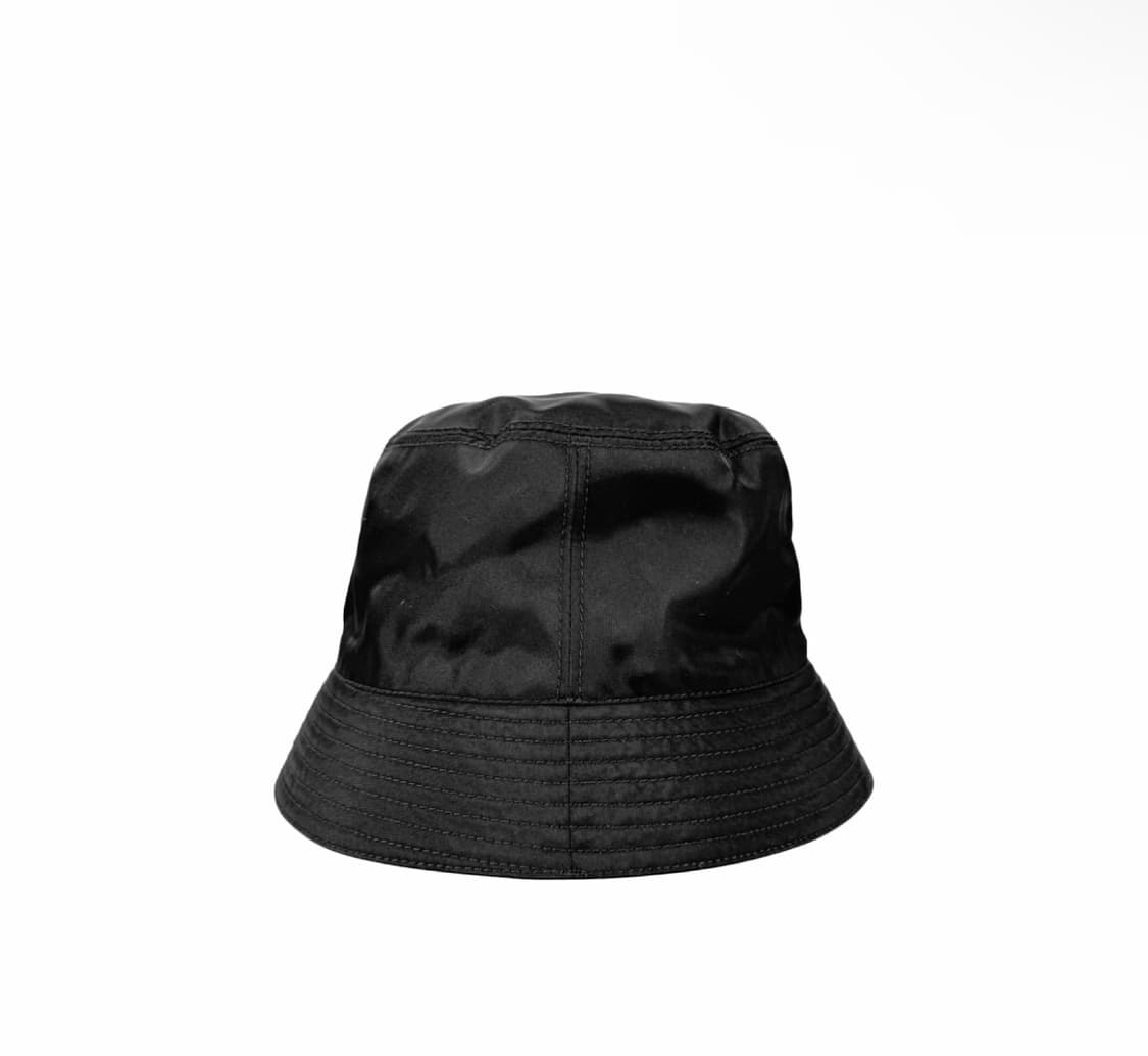 [XL] 프라다 남성 리나일론 삼각로고 버킷햇 벙거지 모자 블랙 상품이미지3
