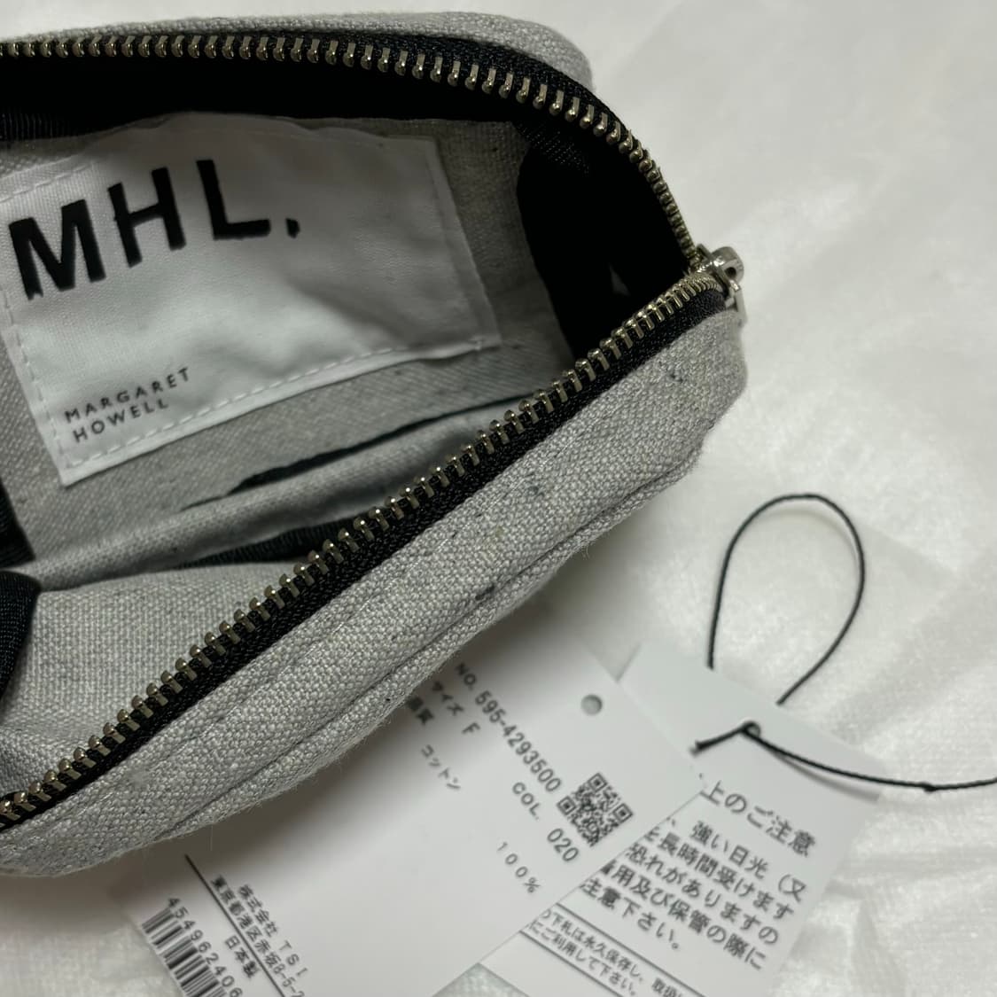 MHL 마가렛호웰 업사이클 코튼 미니 파우치 상품이미지3