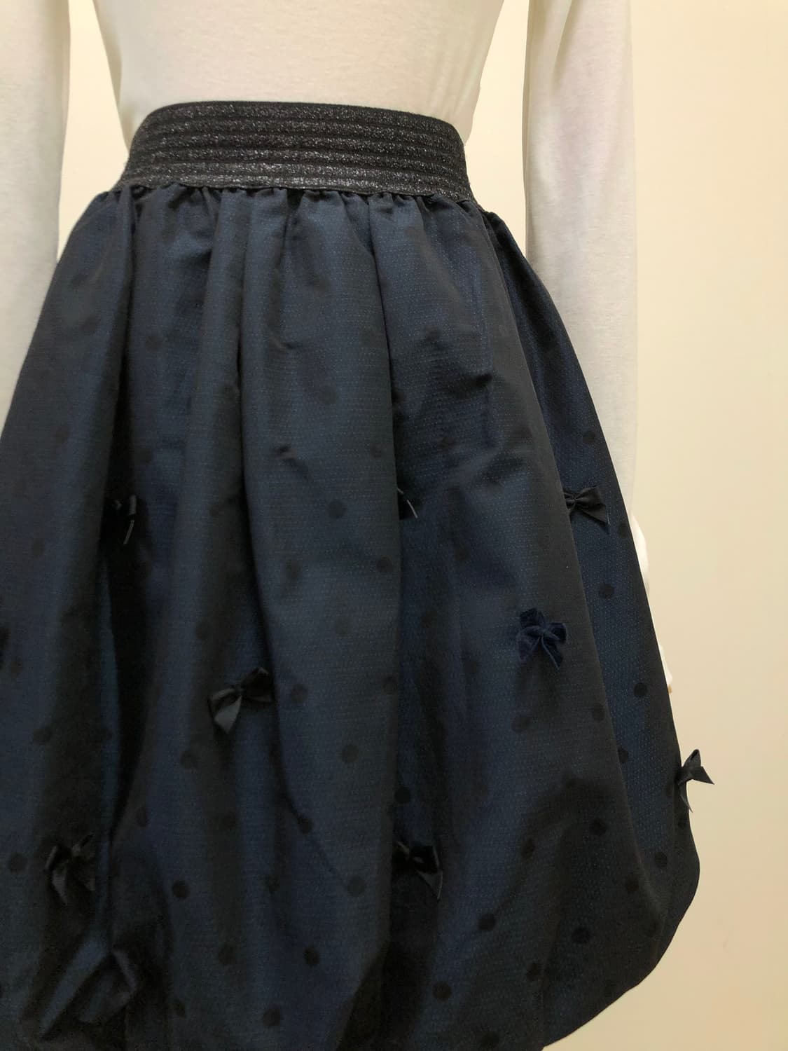 Lois Crayon 벌룬 도트 리본 스커트 상품이미지7