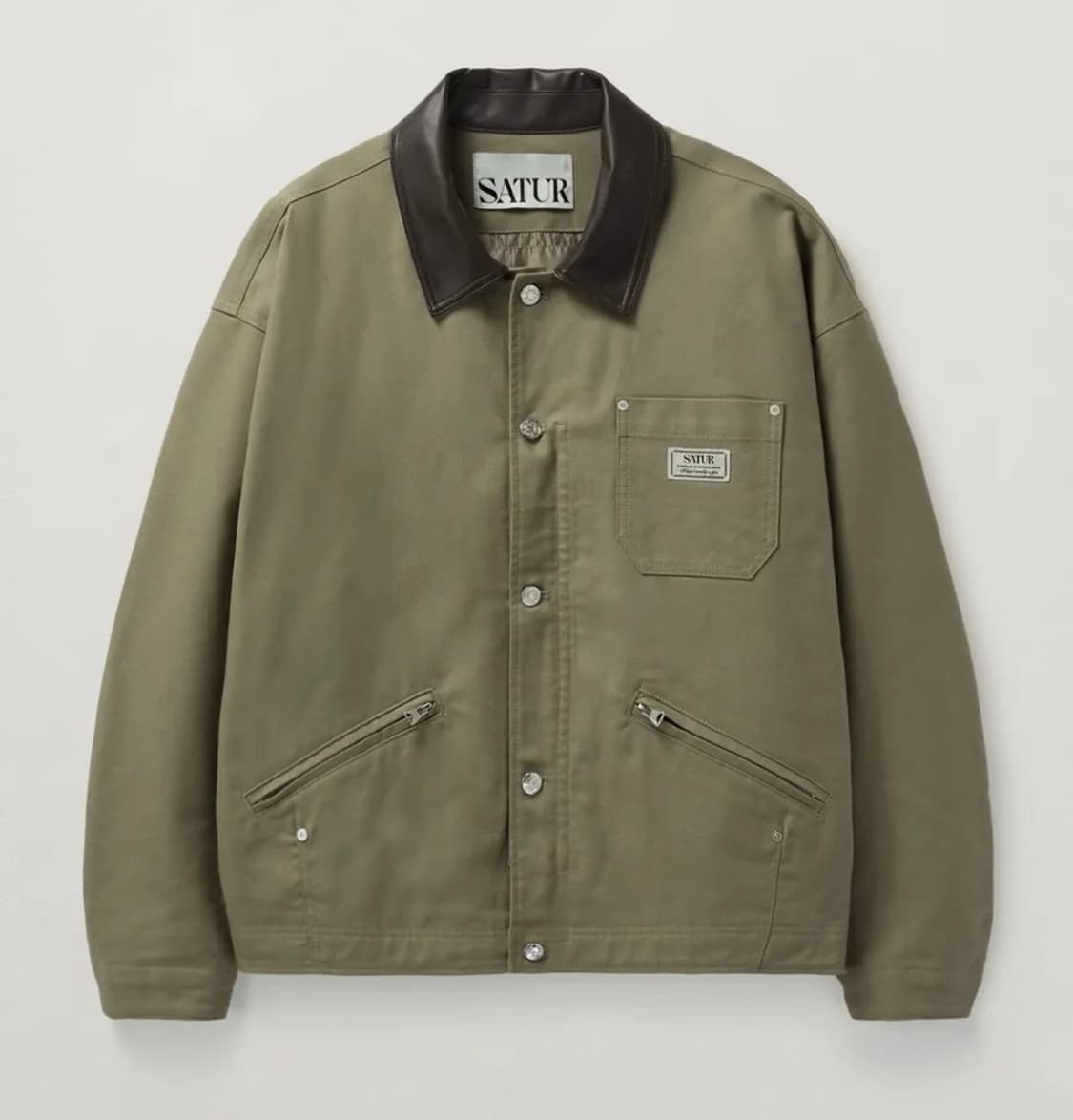 세터 코튼 워크 자켓 베이지 S 상품이미지1