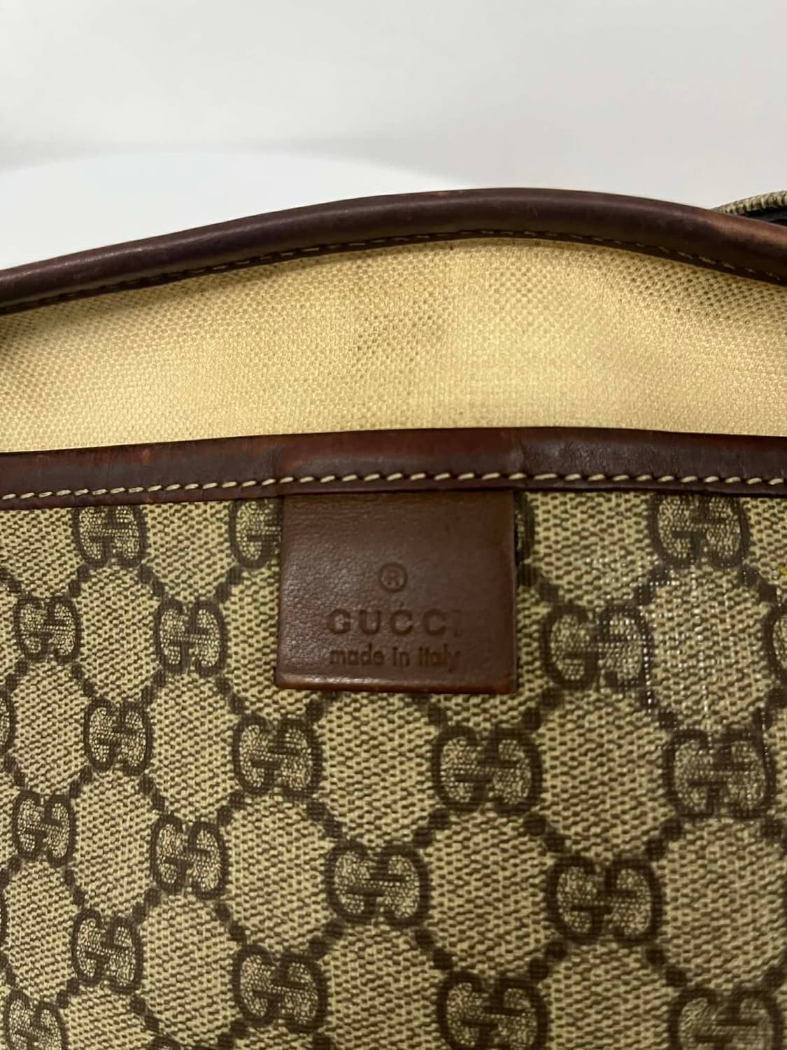 구찌 GG 캔버스 웹 디테일 쇼퍼백 숄더 토트백 상품이미지7